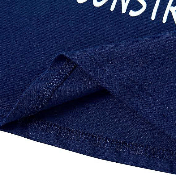 Funnycokid Big Brother T Shirt for Toddler Boys Tee Construction Promoted Short Sleeve 1-6 Years