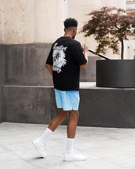 Cozople Mens Swim Trunks 7Inch with Compression Liner Quick Dry Swimsuit Swim Shorts Phone Pocket Swimwear