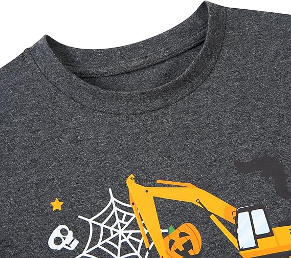 Funnycokid Toddler Boys Shirts Graphic T-Shirt Kids Short Sleeve Tees 2-6 Years