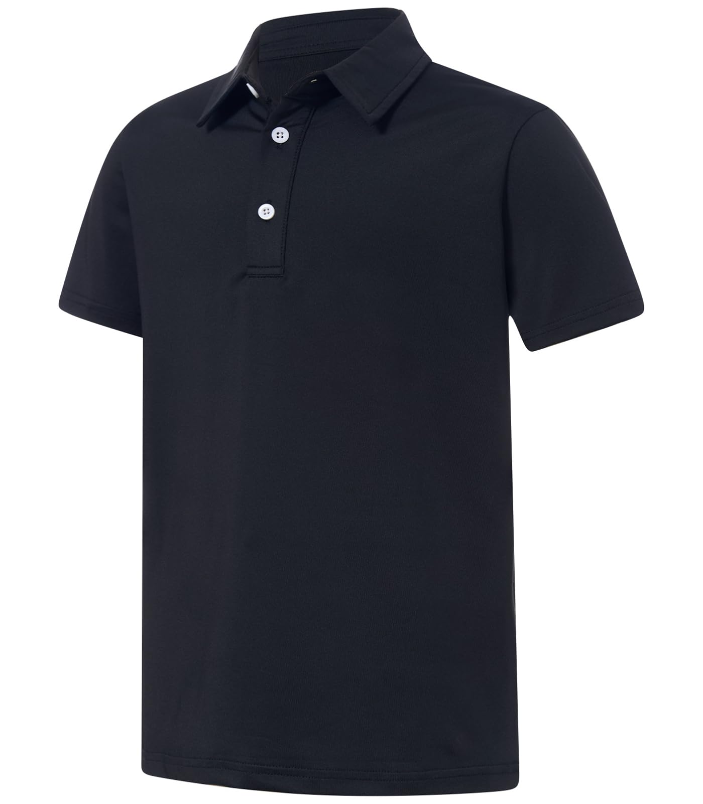 Boys Performance Polo Dry Fit Short Sleeve Golf Stripe Shirt for Active Casual Size 5-14