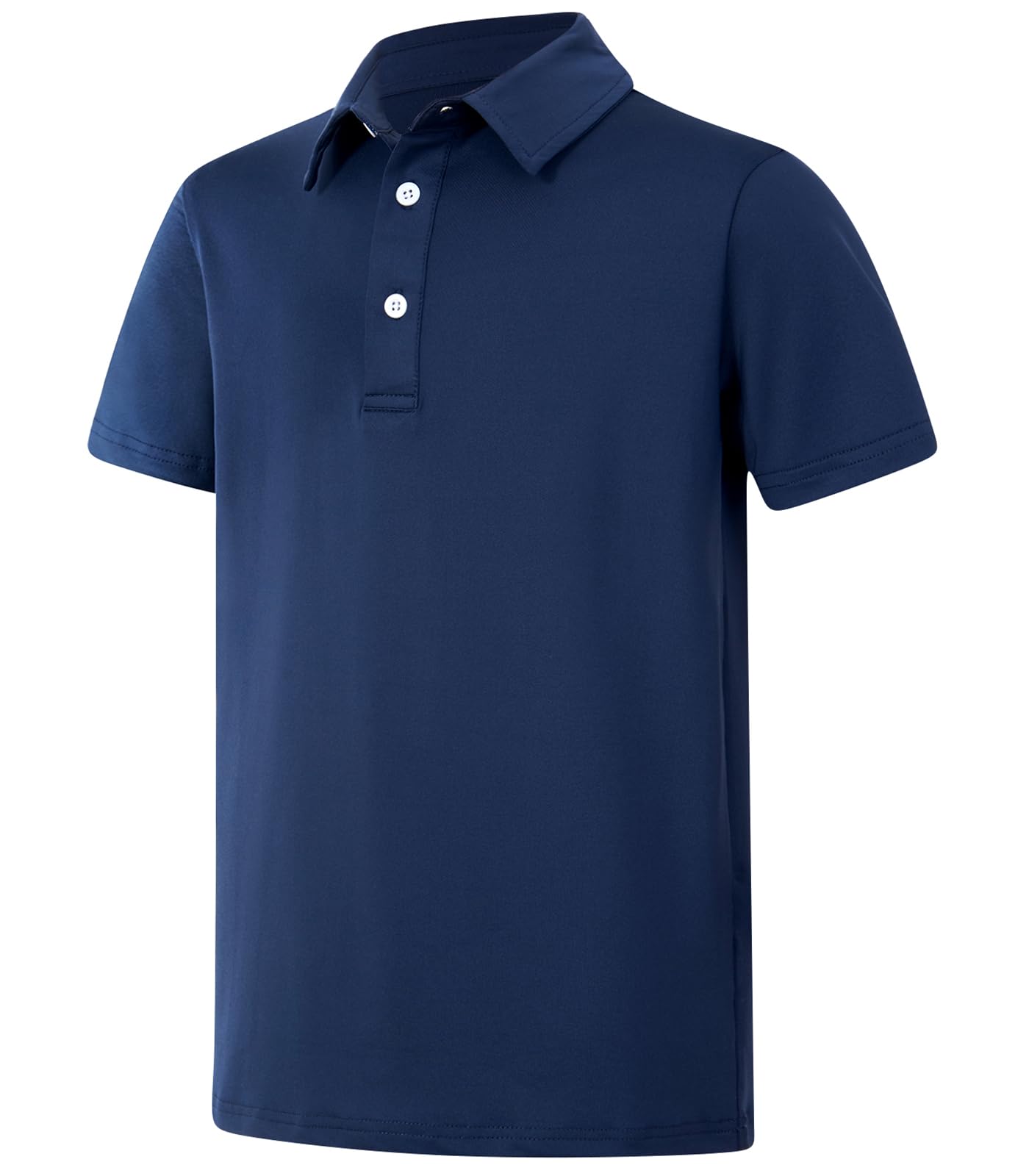 Boys Performance Polo Dry Fit Short Sleeve Golf Stripe Shirt for Active Casual Size 5-14