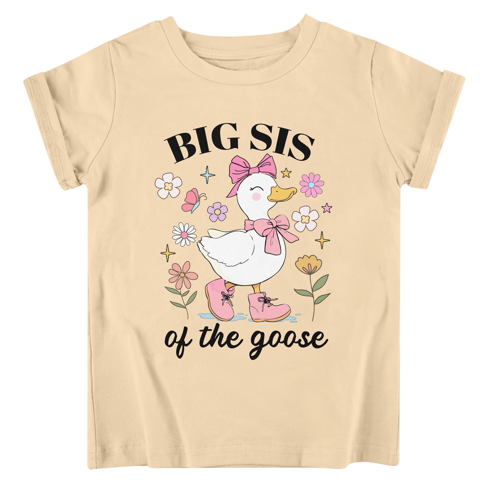 Funnycokid Little Girls T Shirt for Toddler 3-7 Years Kids Tee Graphic Short Sleeve Clothes Tops