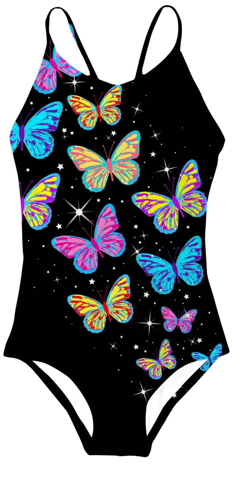Idgreatim Girls One Piece Swimsuits Quick Dry Beach Swimwear Bathing Suit for Beach 3-12 Years