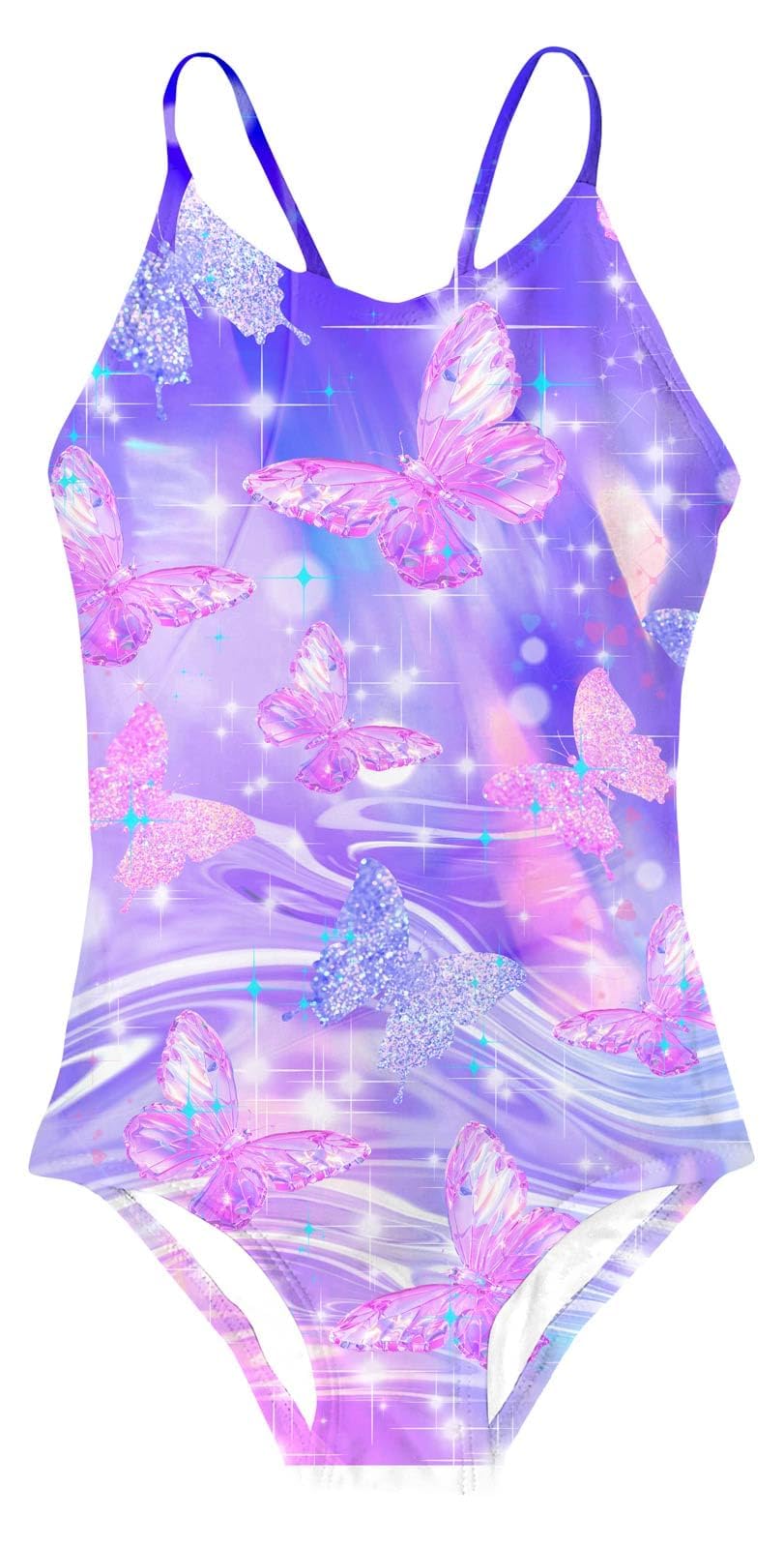 Idgreatim Girls One Piece Swimsuits Quick Dry Beach Swimwear Bathing Suit for Beach 3-12 Years