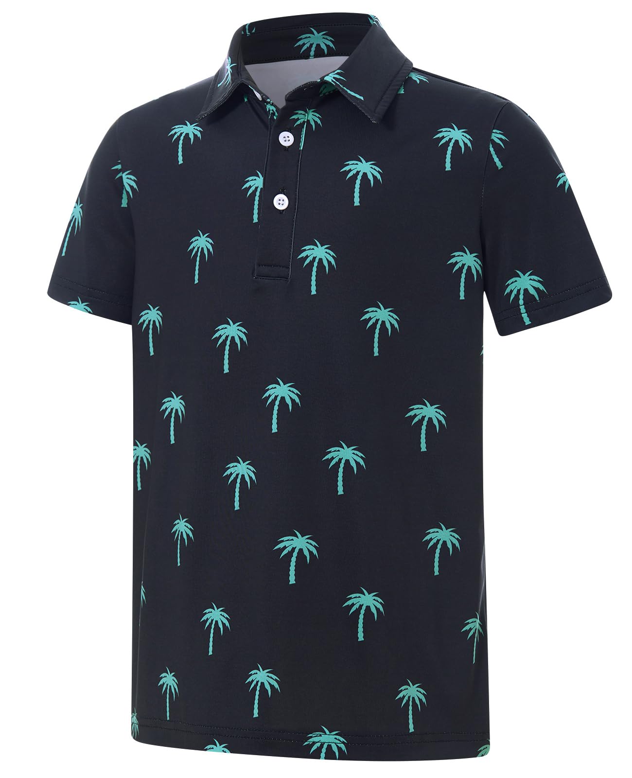 Boys Polo Shirts Hawaiian Golf Clothes Fashion Short Sleeve Kids Cool School Uniform 5-14T