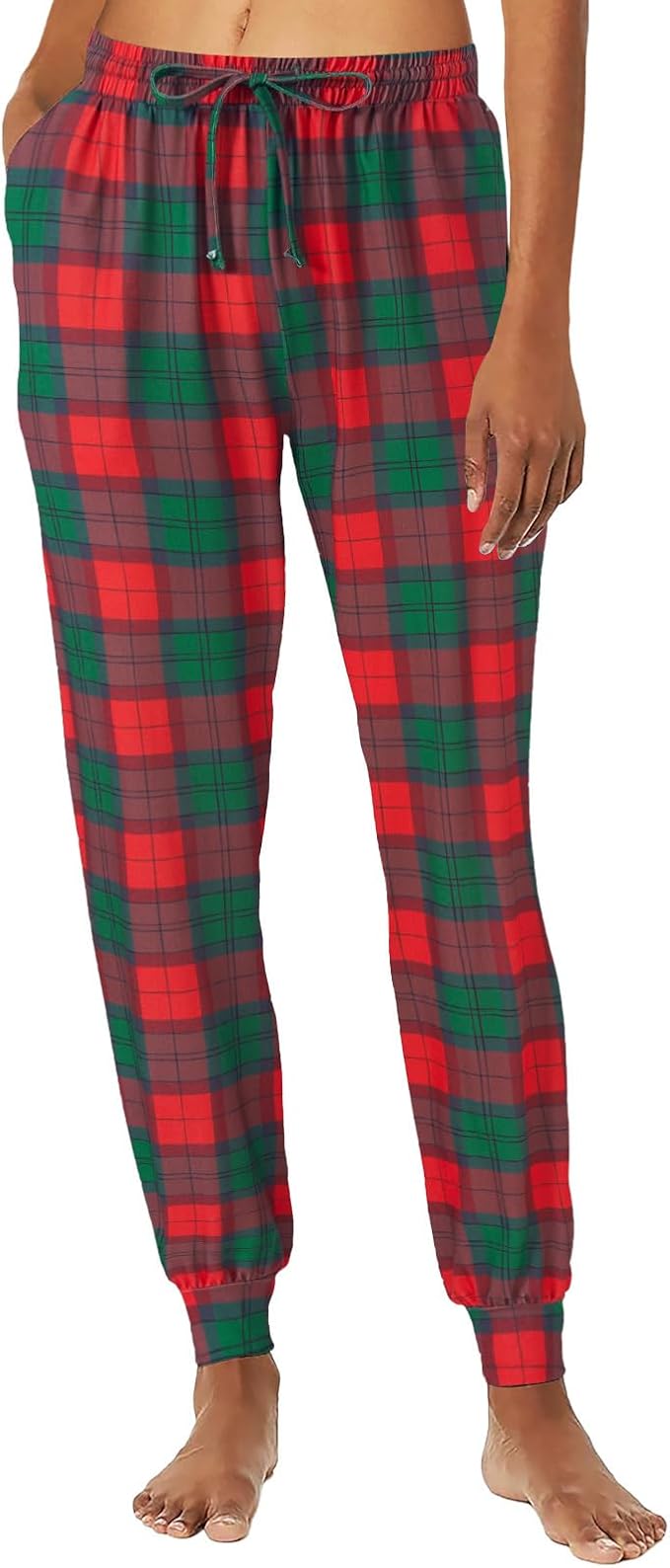 Women's Christmas Pajama Pants Pj Bottoms with Pockets S-XXL