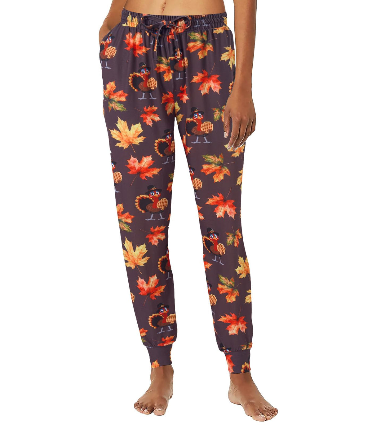Women's Christmas Pajama Pants Pj Bottoms with Pockets S-XXL