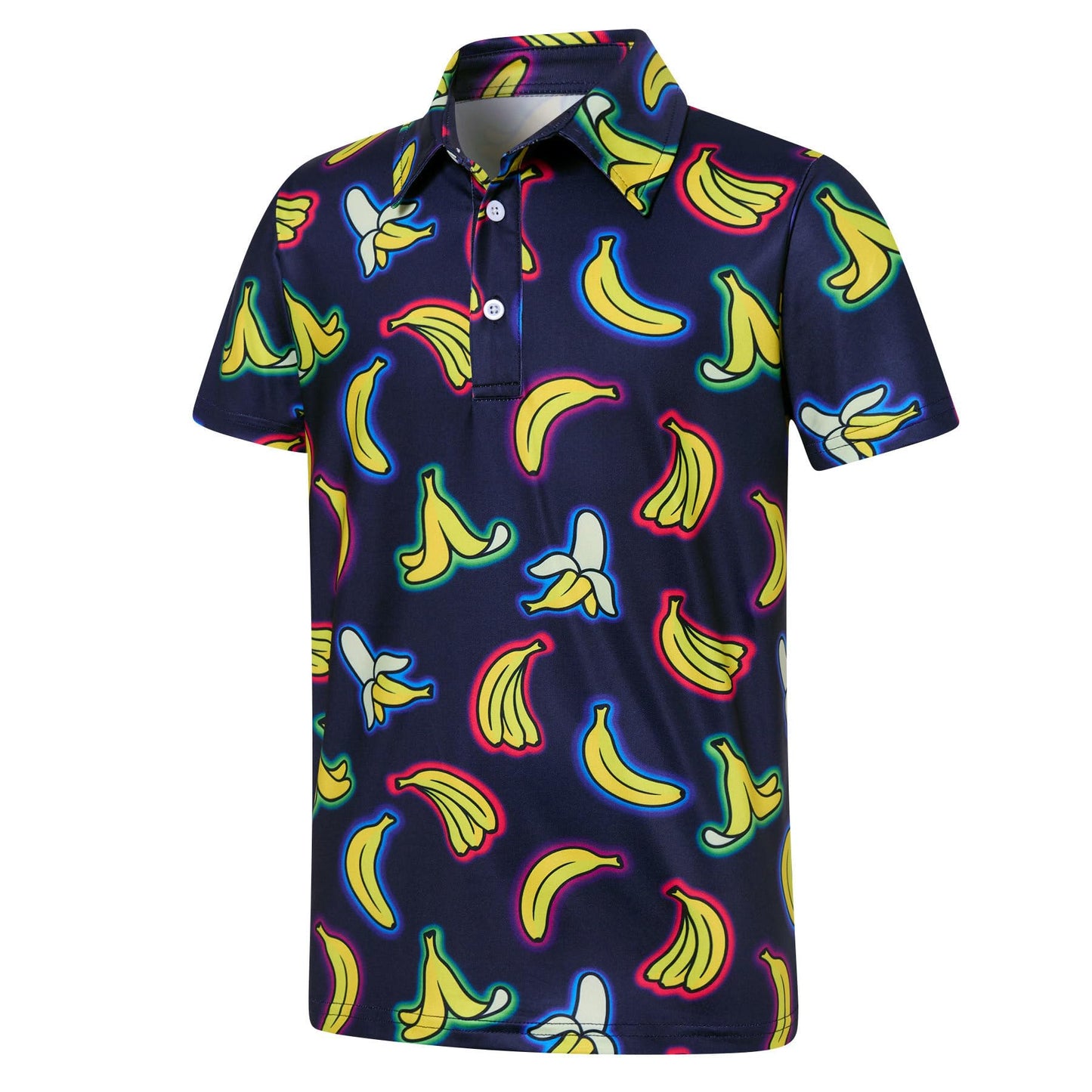 Boys Polo Shirts Hawaiian Golf Clothes Fashion Short Sleeve Kids Cool School Uniform 5-14T