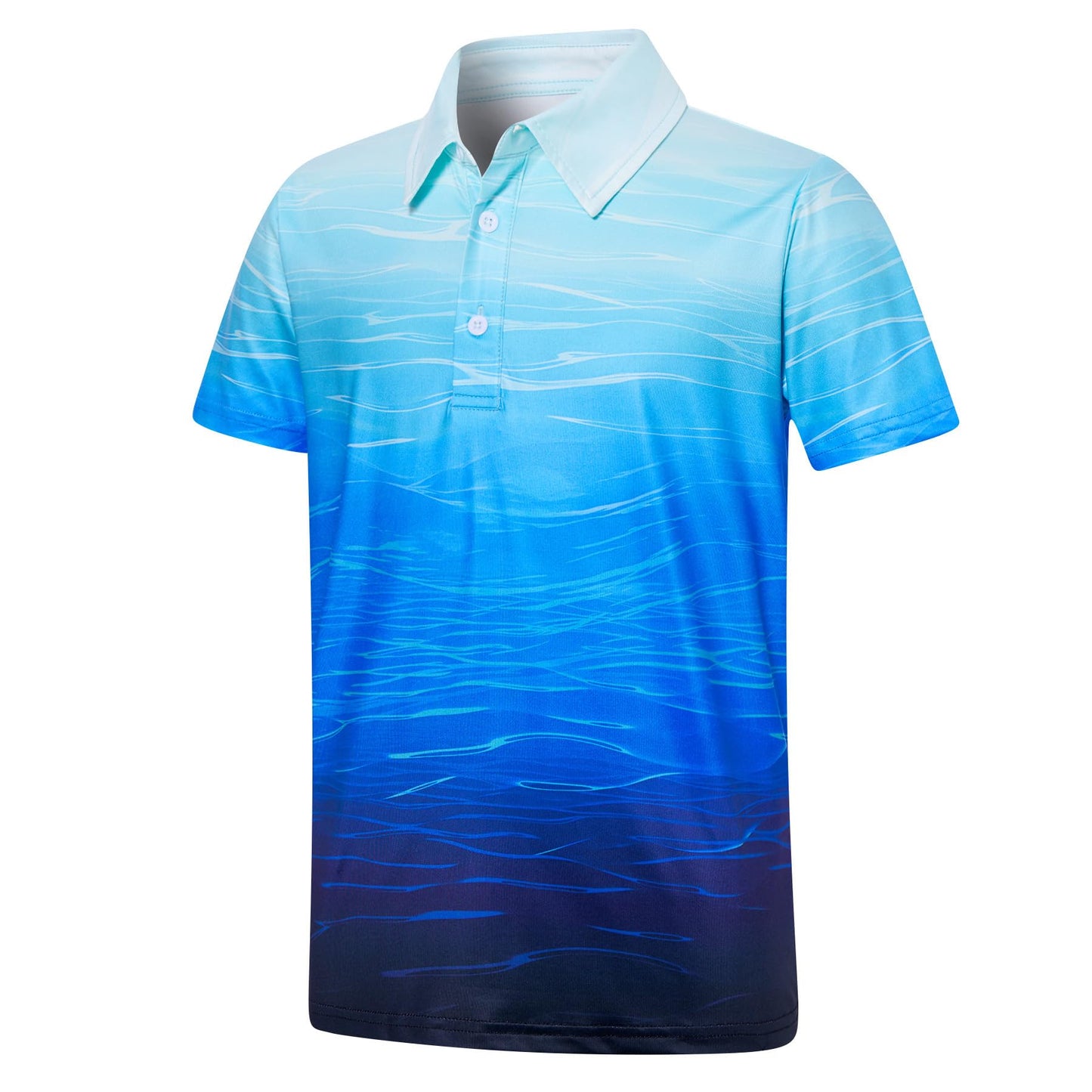 Boys Polo Shirts Hawaiian Golf Clothes Fashion Short Sleeve Kids Cool School Uniform 5-14T