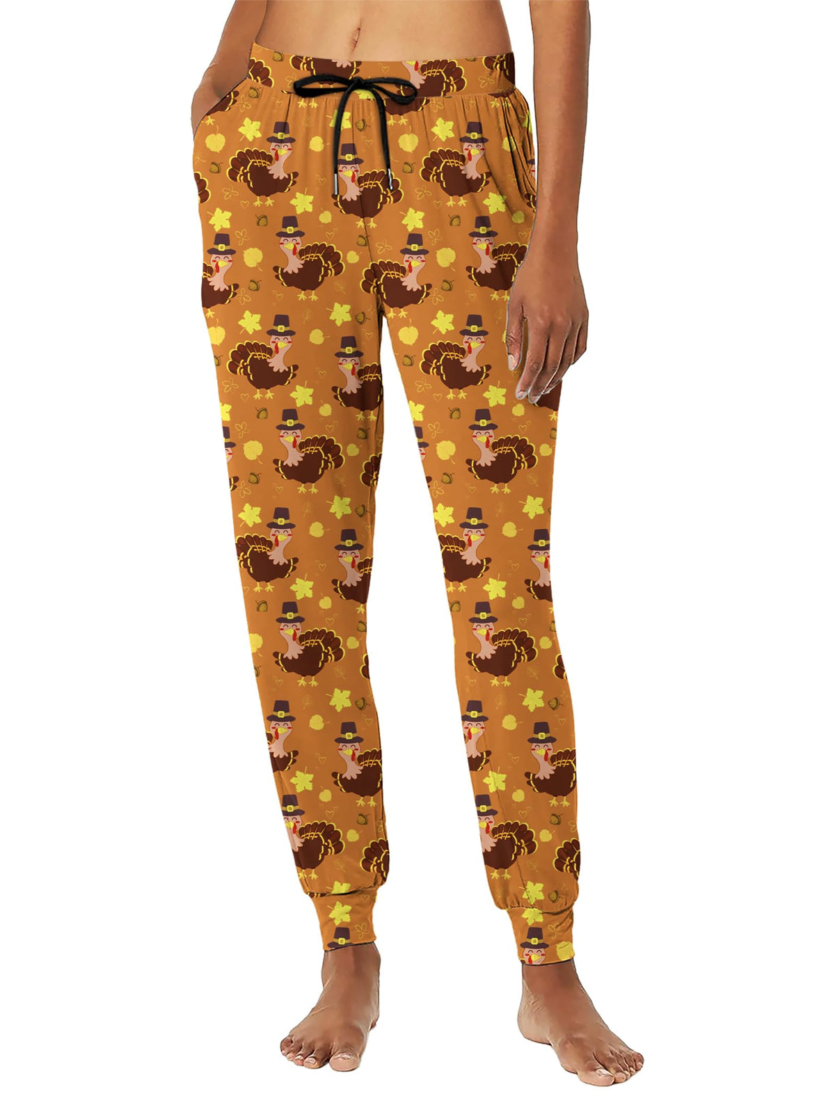 Women's Christmas Pajama Pants Pj Bottoms with Pockets S-XXL