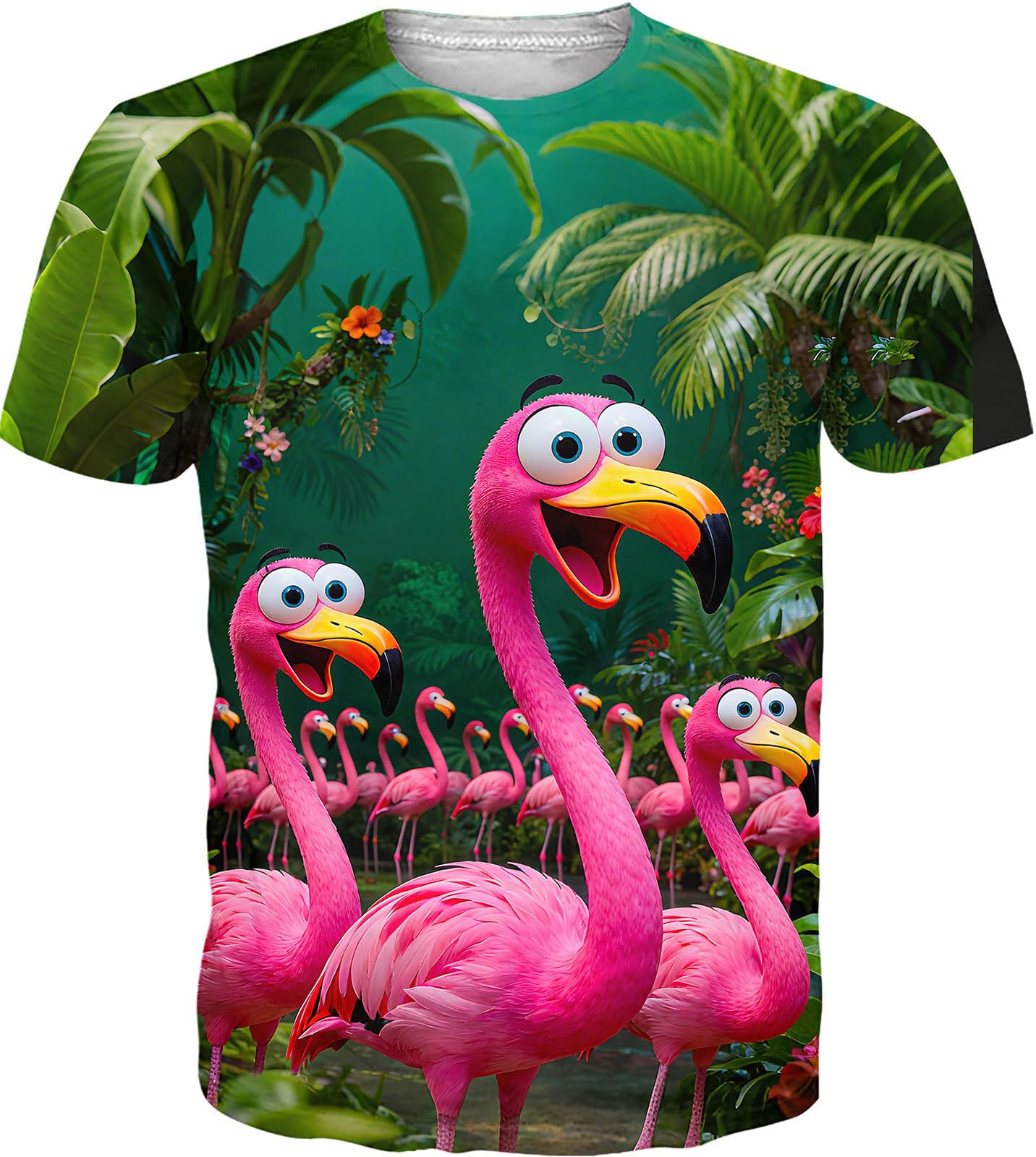 RAISEVERN Mens T-Shirts Cool Novelty Crewneck Short Sleeve Funny Graphic Top Casual Tees for Women
