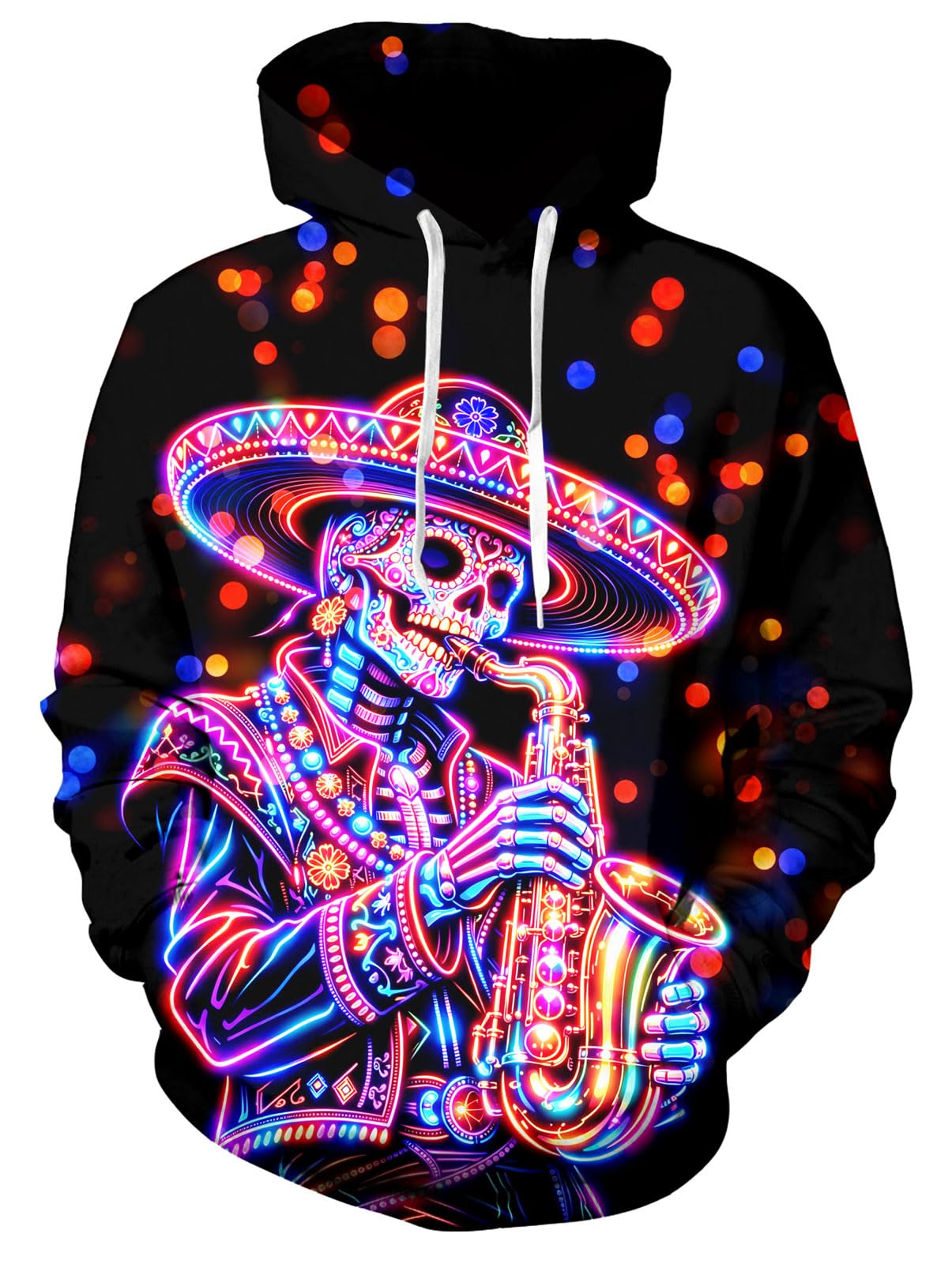 RAISEVERN Hoodies for Men Fleece Unisex Pullover Sweatshirt