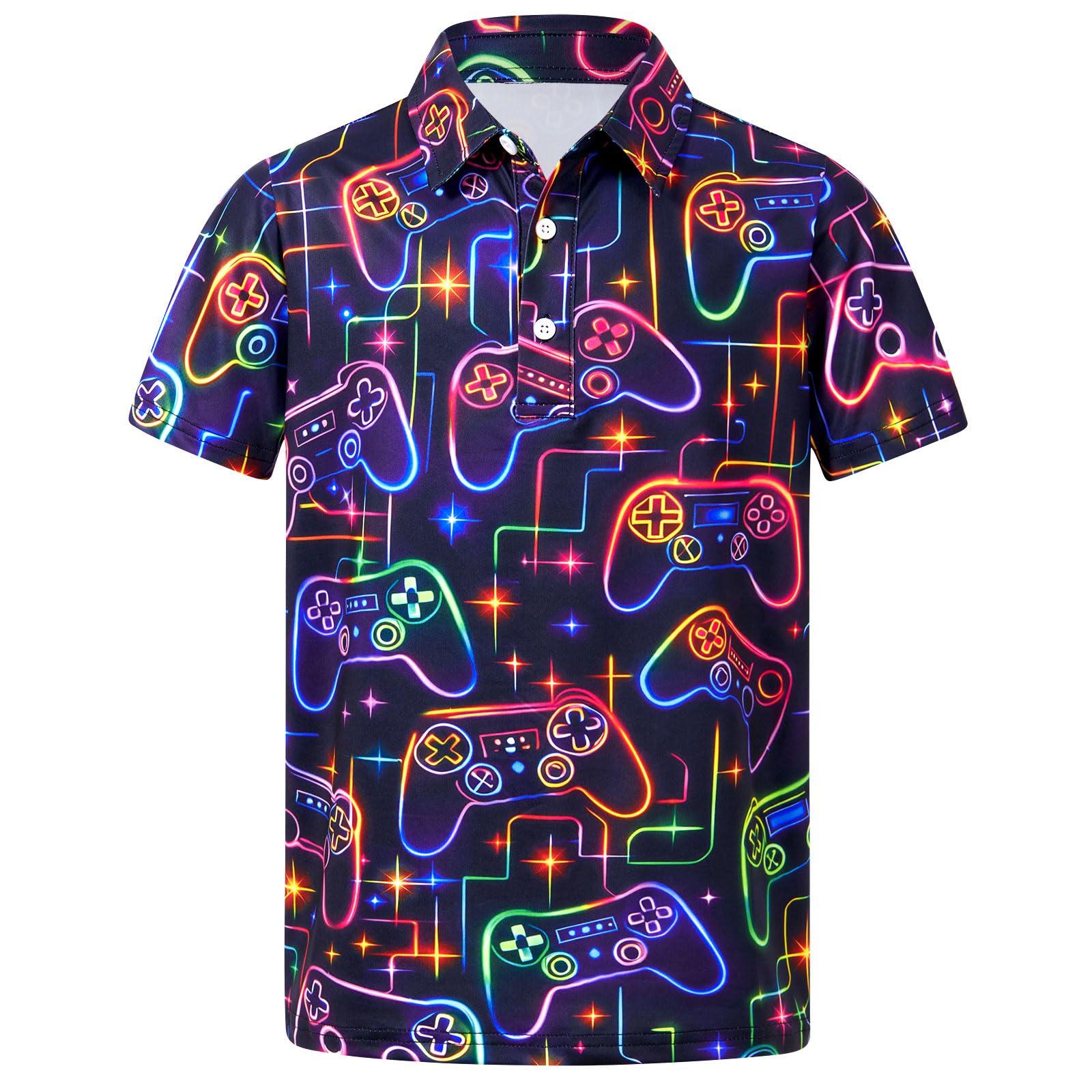 Cozople Boys Polo Shirt, Lightweight Short Sleeve Collared Top for 5-14Y | Breathable Polo Shirt for Kids, Soft Comfort Fabric for School, Golf, Travel and Daily Wear