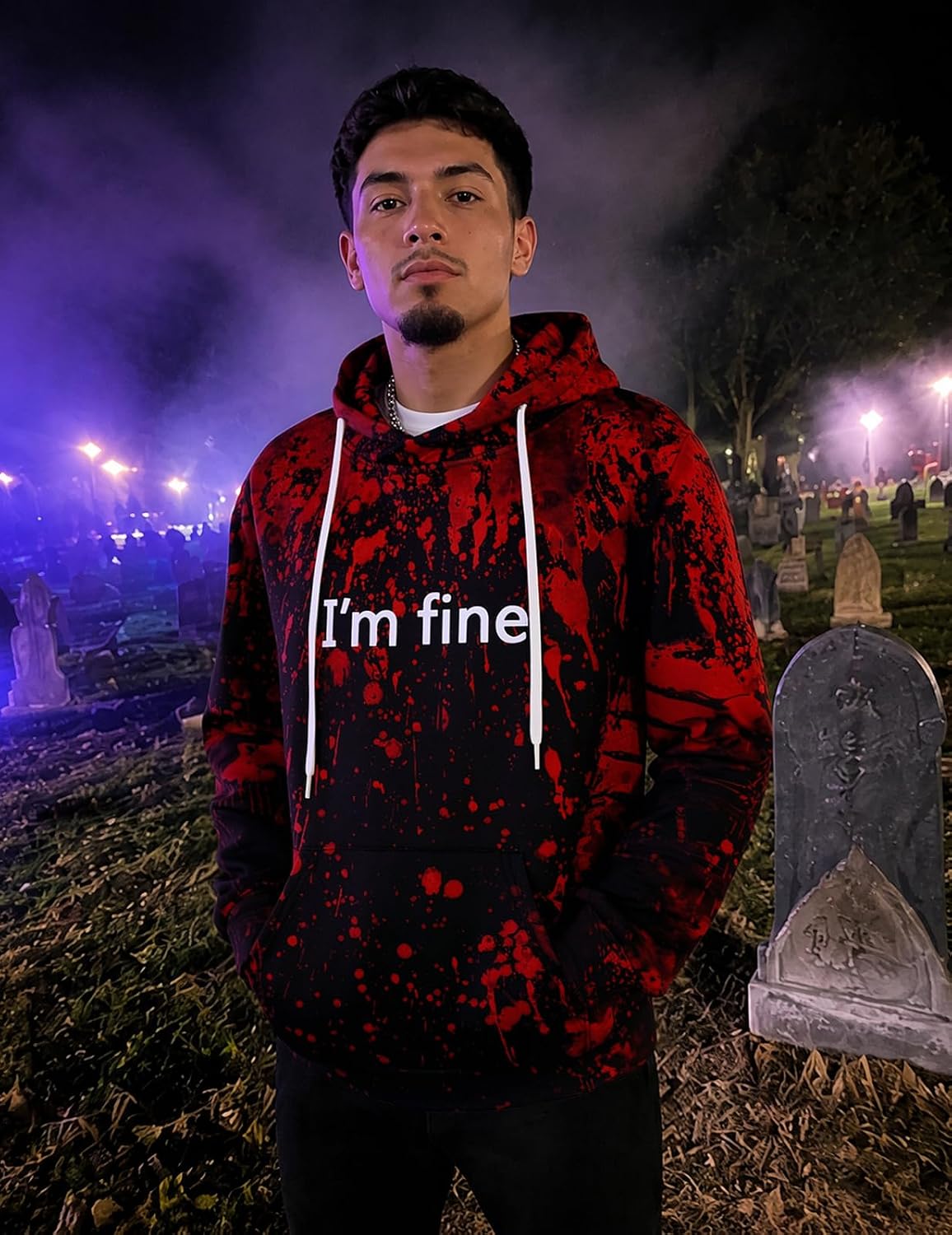 RAISEVERN Hoodies for Men Fleece Unisex Pullover Sweatshirt