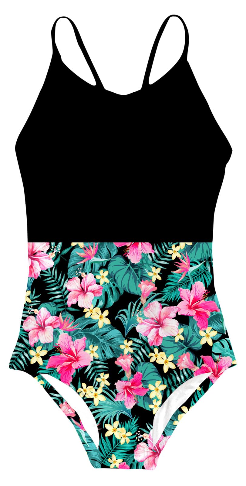 Idgreatim Girls One Piece Swimsuits Quick Dry Beach Swimwear Bathing Suit for Beach 3-12 Years
