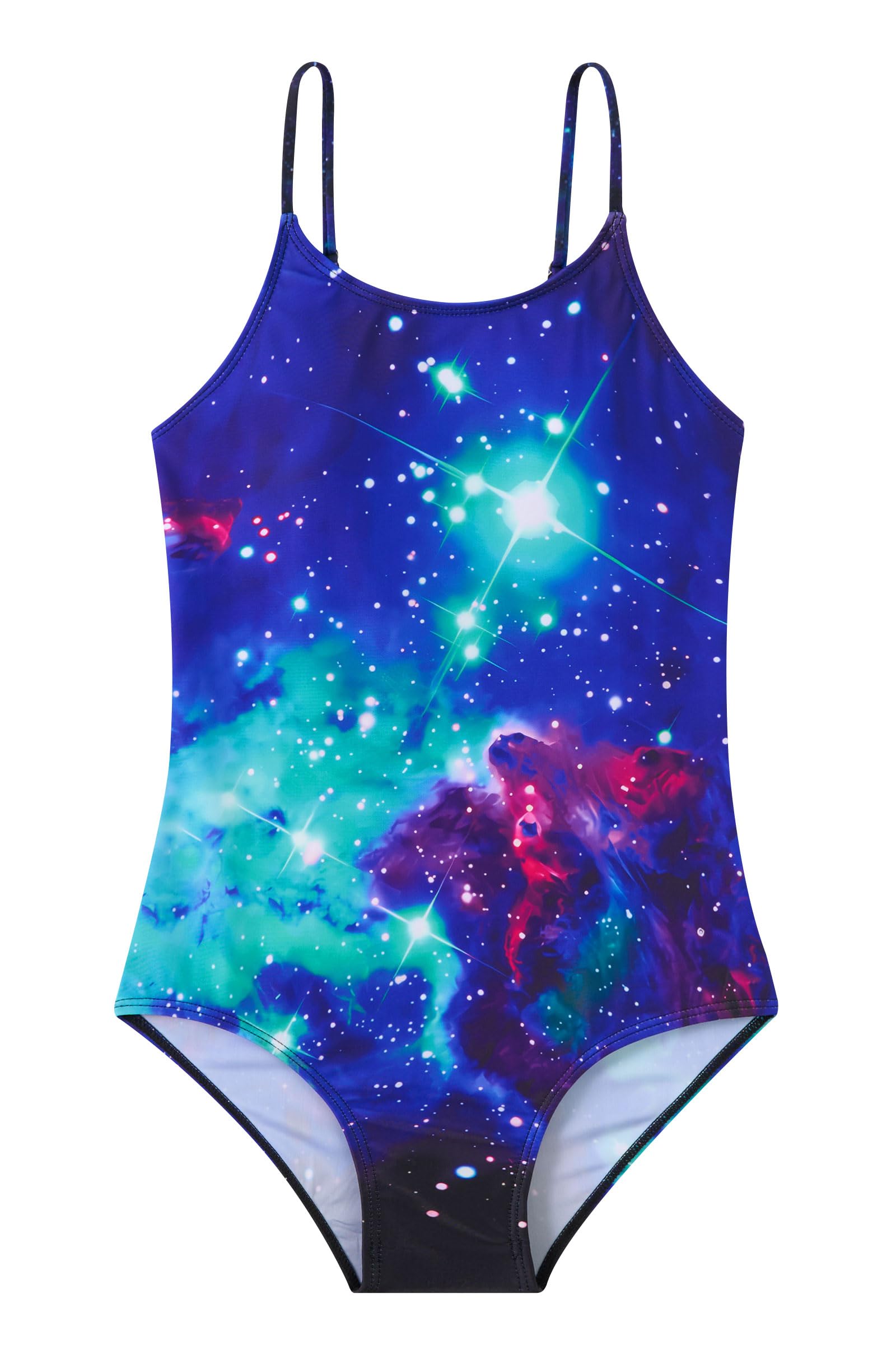 Idgreatim Girls One Piece Swimsuits Quick Dry Beach Swimwear Bathing Suit for Beach 3-12 Years