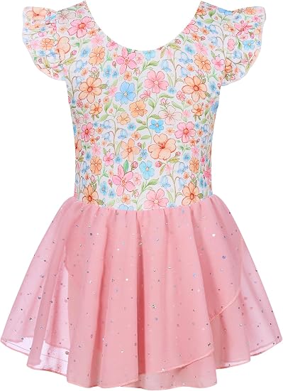 Ballet Leotards for Girls Ballerina Outfit, 2-9 Years