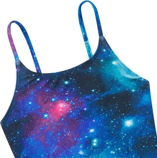 Idgreatim Girls One Piece Swimsuits Quick Dry Beach Swimwear Bathing Suit for Beach 3-12 Years