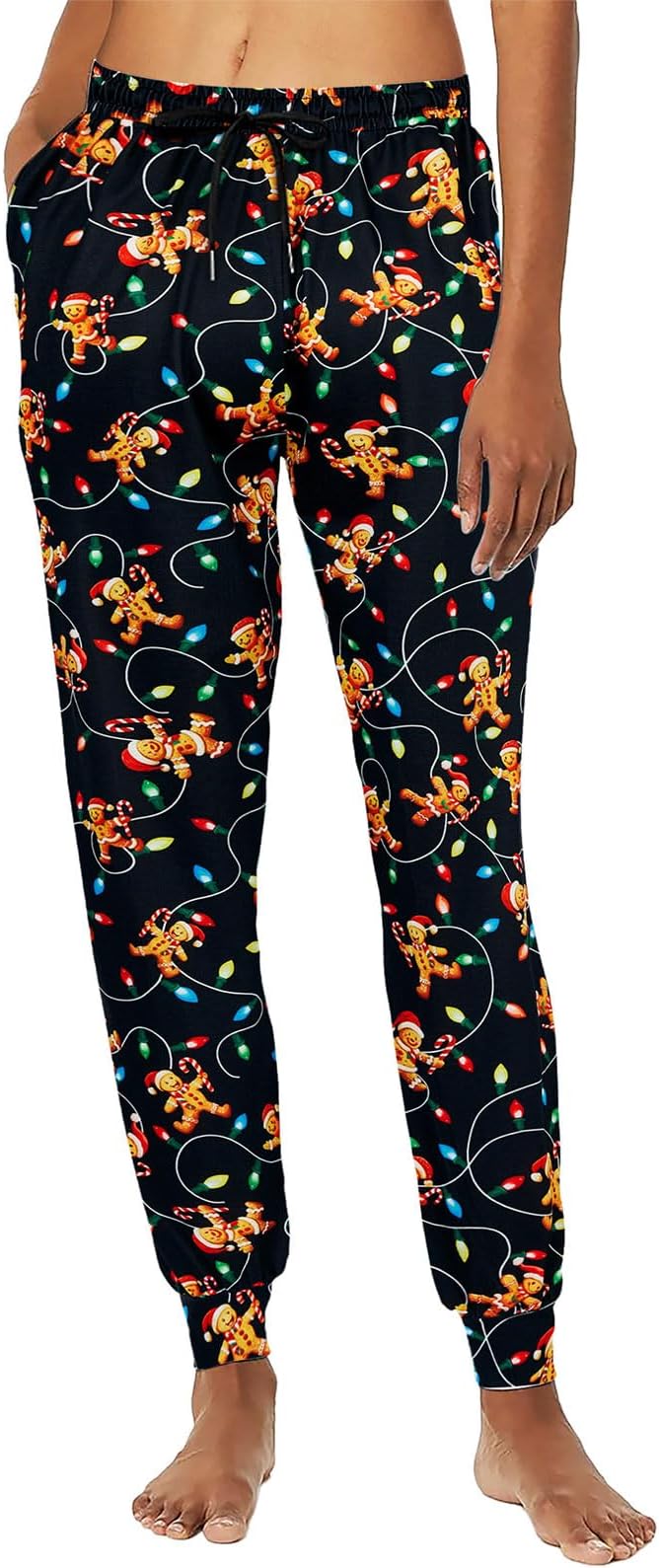 Women's Christmas Pajama Pants Pj Bottoms with Pockets S-XXL