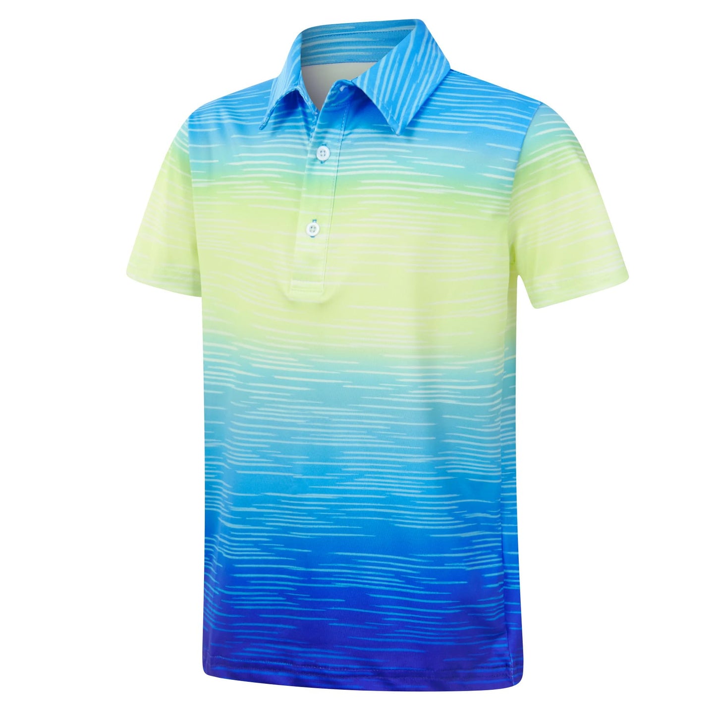 westwolf Boys Hawaiian Polo Shirt Short Sleeve Golf Clothes 5-14T