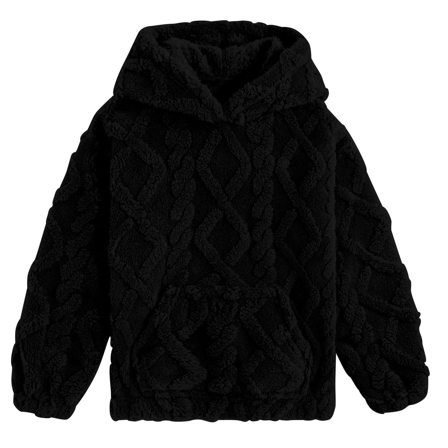 TUONROAD Girls Fuzzy Fleece Hoodies Warm Sweatshirt with Pockets 6-13 Years