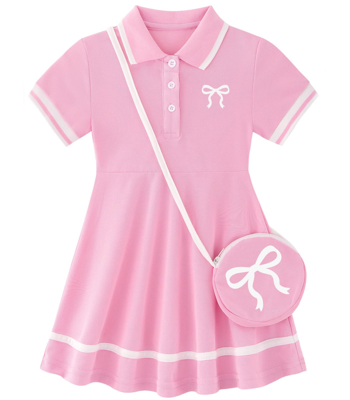 Move Dance Toddler Girl Sporty Dress Summer Clothes Kids Casual Sundress 2-7 Years