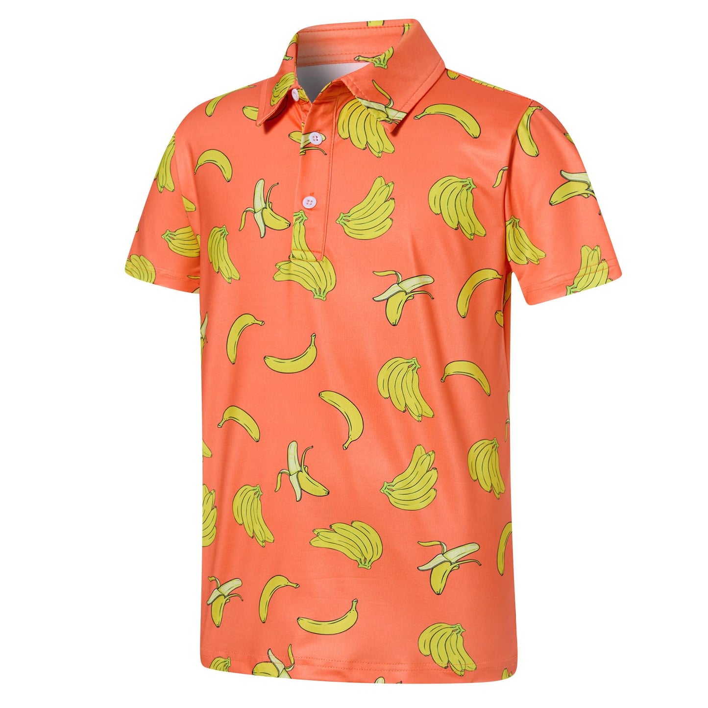 Boys Polo Shirts Hawaiian Golf Clothes Fashion Short Sleeve Kids Cool School Uniform 5-14T