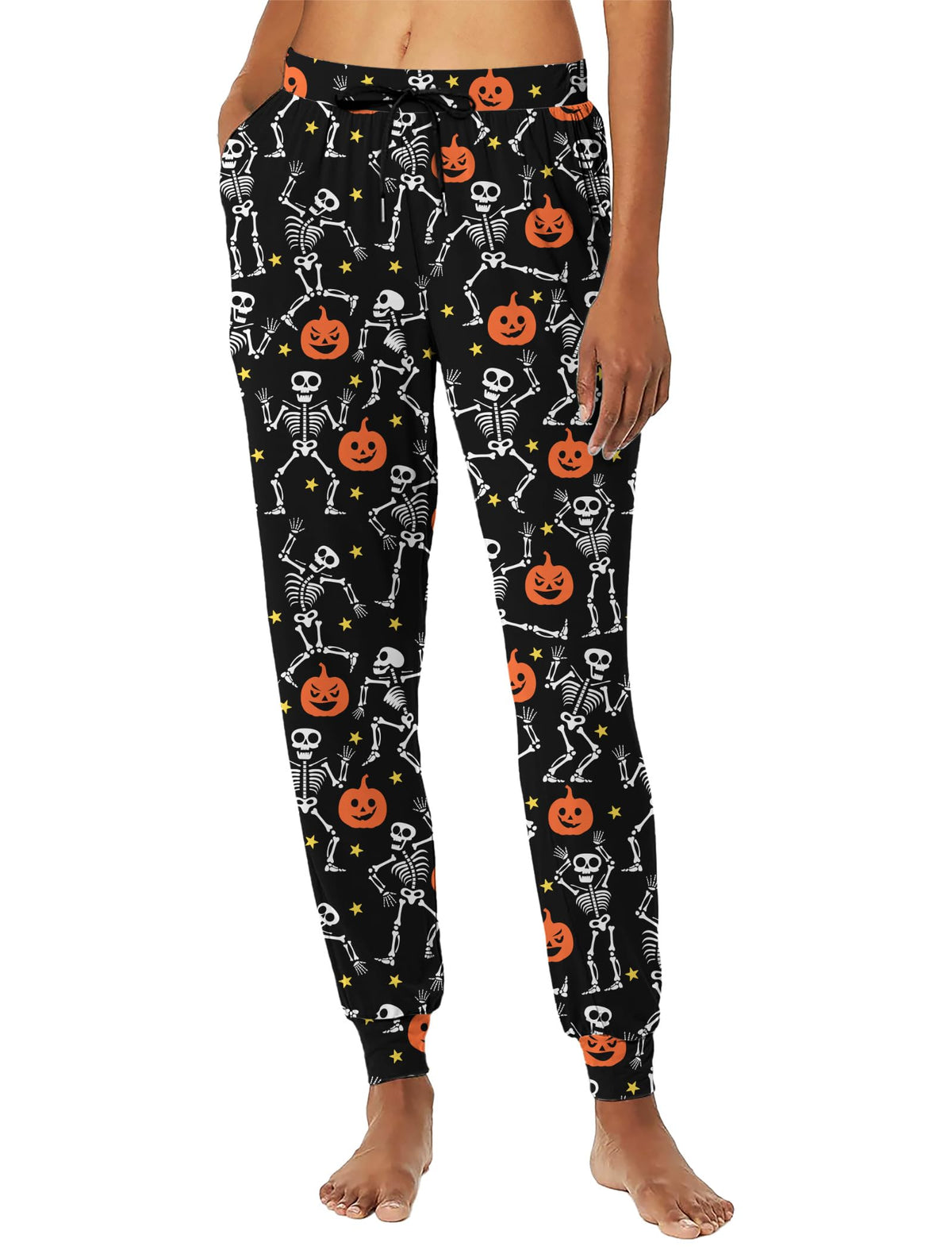 Women's Christmas Pajama Pants Pj Bottoms with Pockets S-XXL