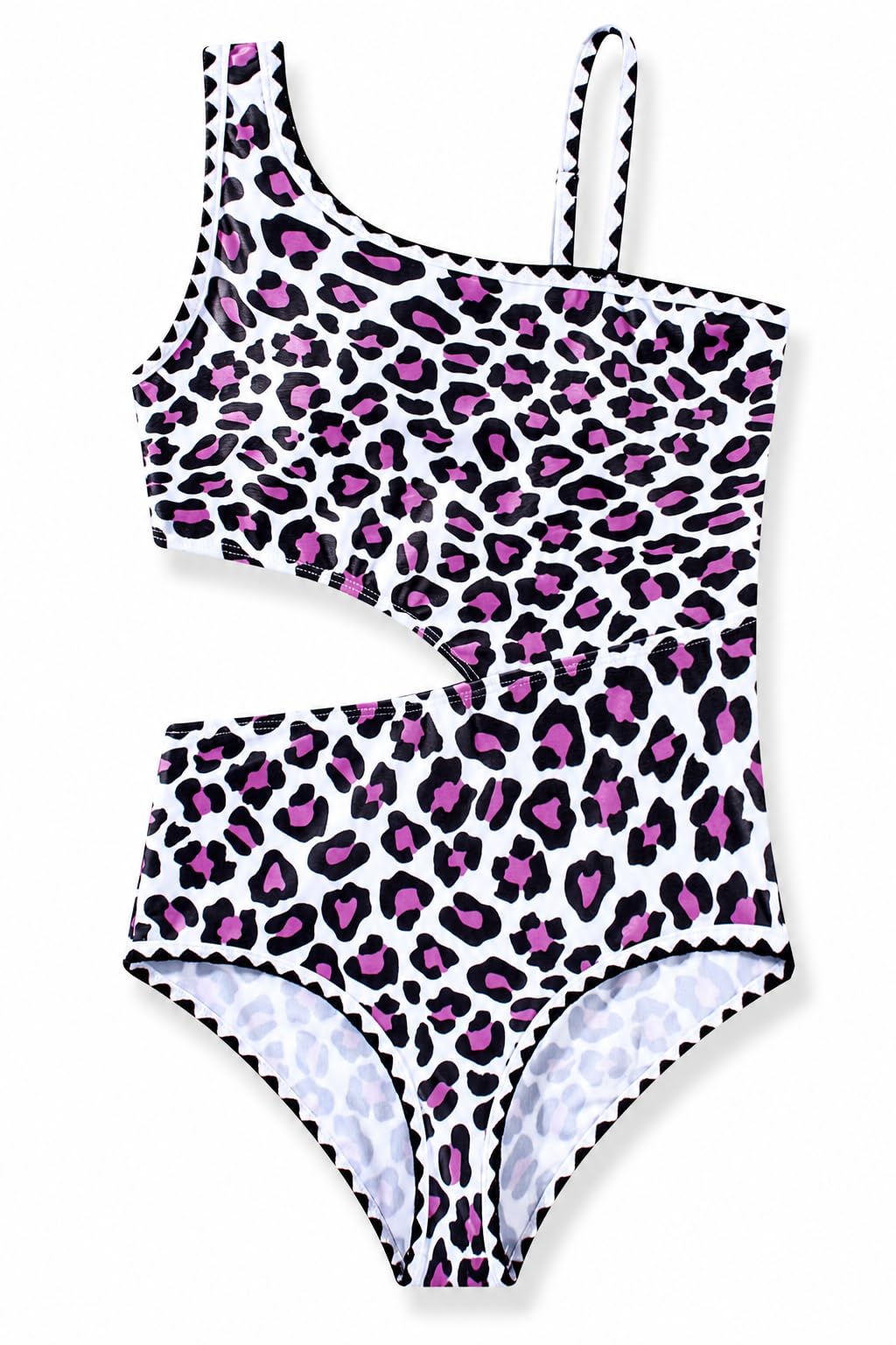 Girls One Piece Swimsuits Adjustable Strap Swimwear with Bra Bathing Suit for Girl 7-14Y