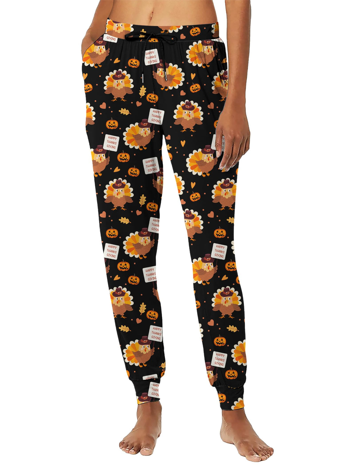 Women's Christmas Pajama Pants Pj Bottoms with Pockets S-XXL