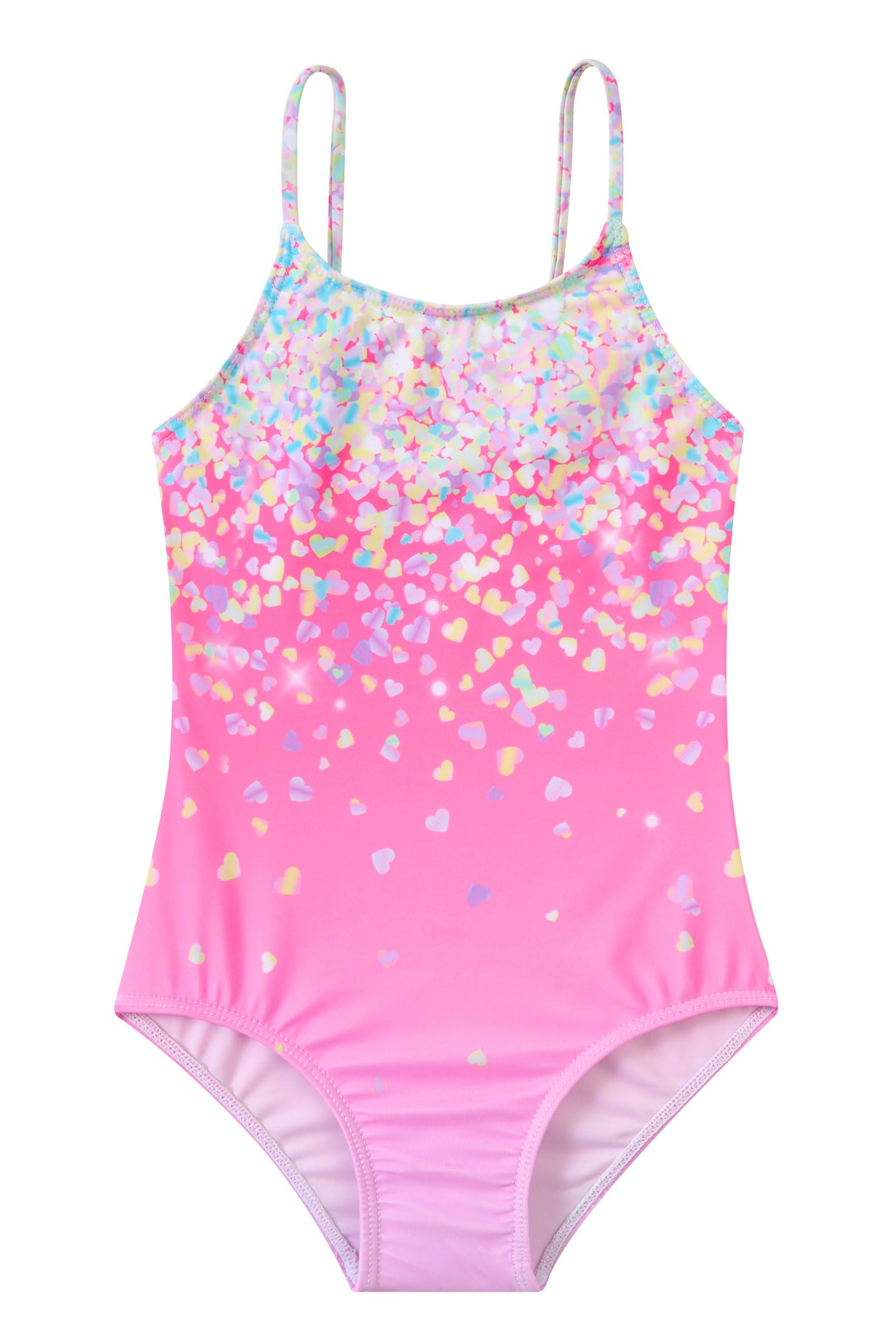 Idgreatim Girls One Piece Swimsuits Quick Dry Beach Swimwear Bathing Suit for Beach 3-12 Years