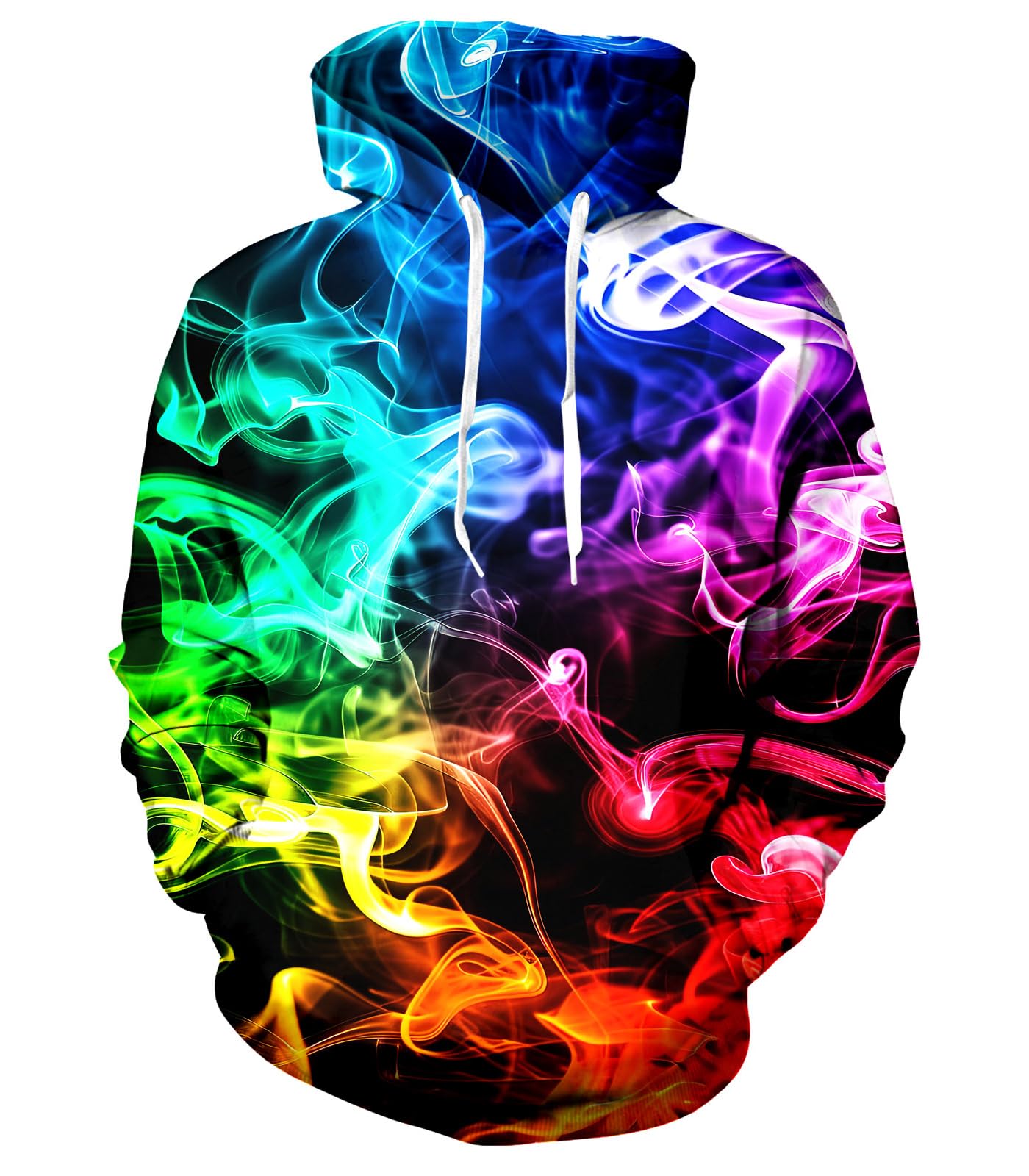RAISEVERN Hoodies for Men Fleece Unisex Pullover Sweatshirt