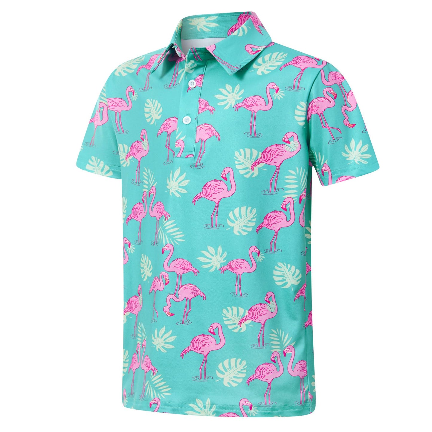 Boys Polo Shirts Hawaiian Golf Clothes Fashion Short Sleeve Kids Cool School Uniform 5-14T