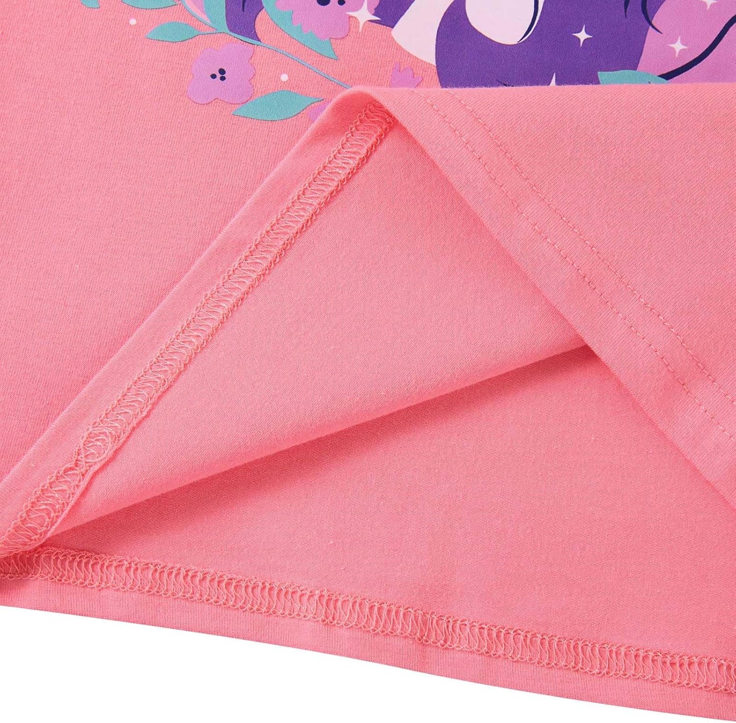 Funnycokid Little Girls T Shirt for Toddler 3-7 Years Kids Tee Graphic Short Sleeve Clothes Tops