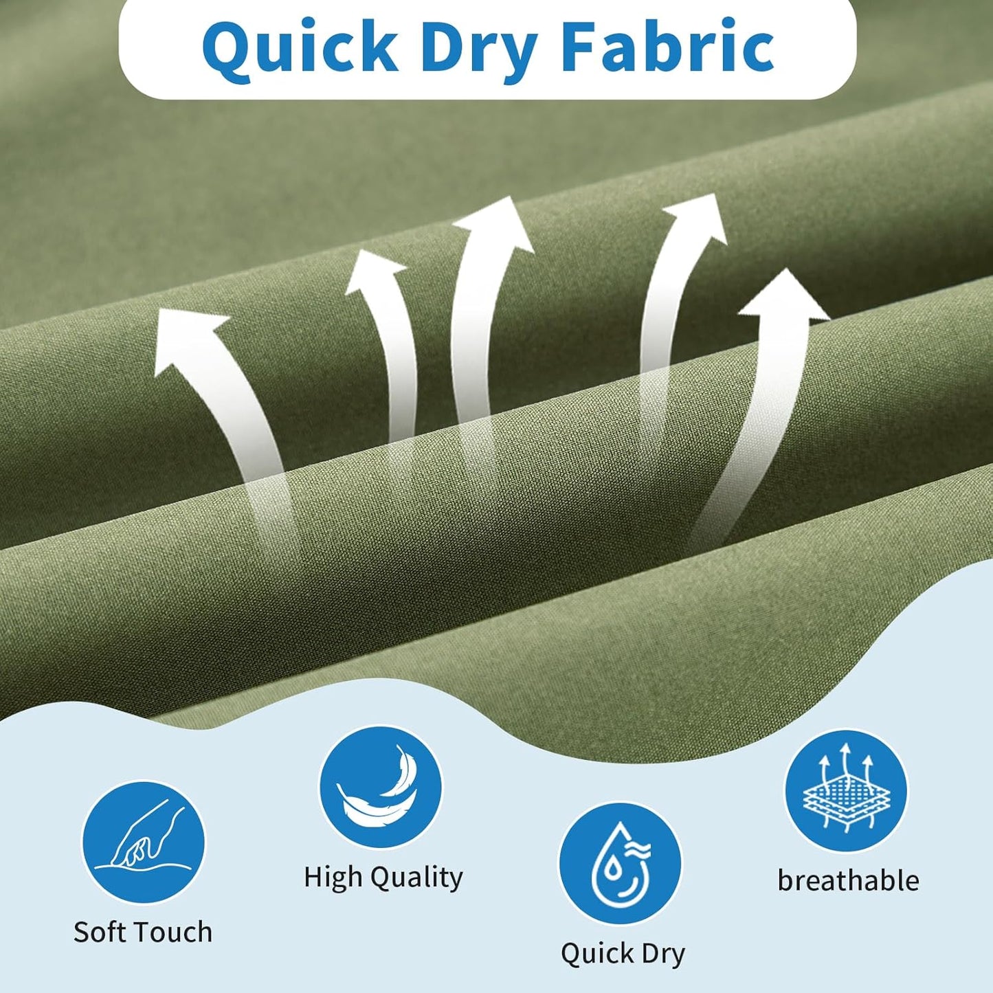 Cozople Mens Swim Trunks with Compression Liner 2-in-1 Quick Dry 9 Inch Board Shorts with Zipper Pockets