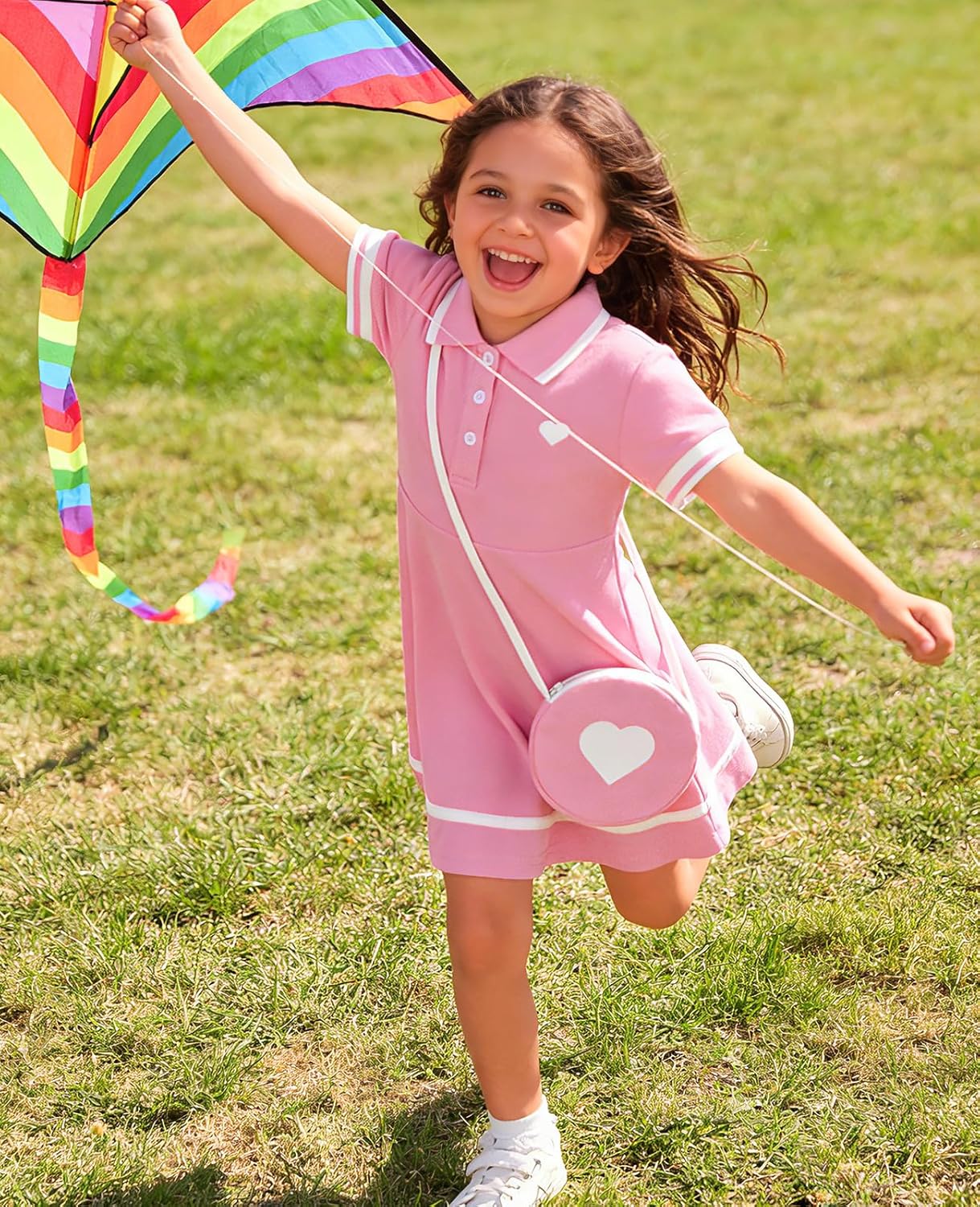 Move Dance Toddler Girl Sporty Dress Summer Clothes Kids Casual Sundress 2-7 Years