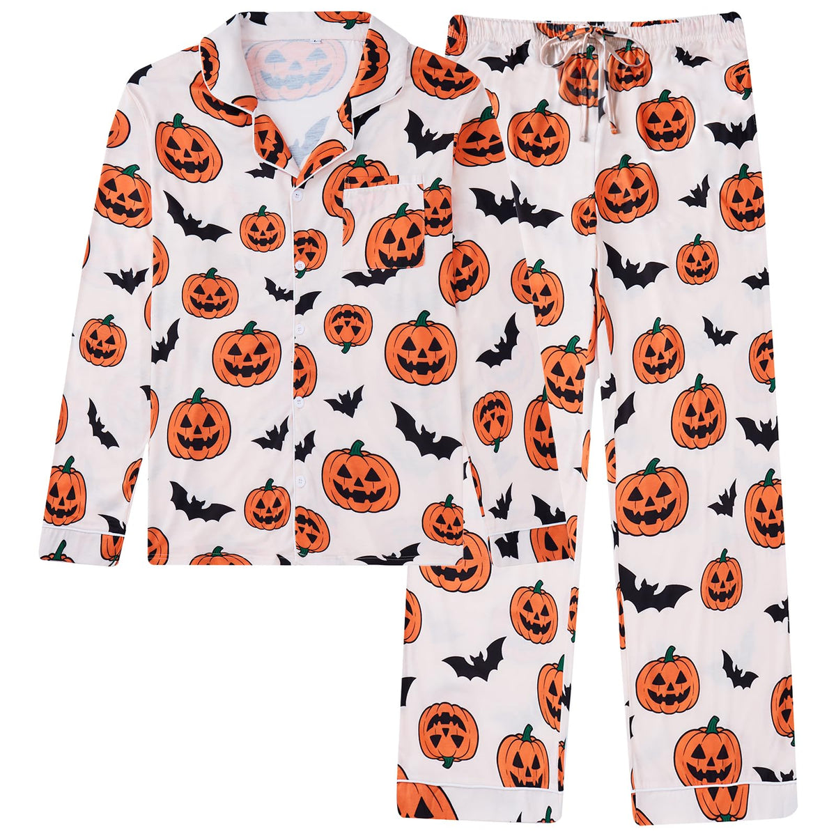Christmas Couples Matching Pajamas Sets Pjs Button Down Sleepwear