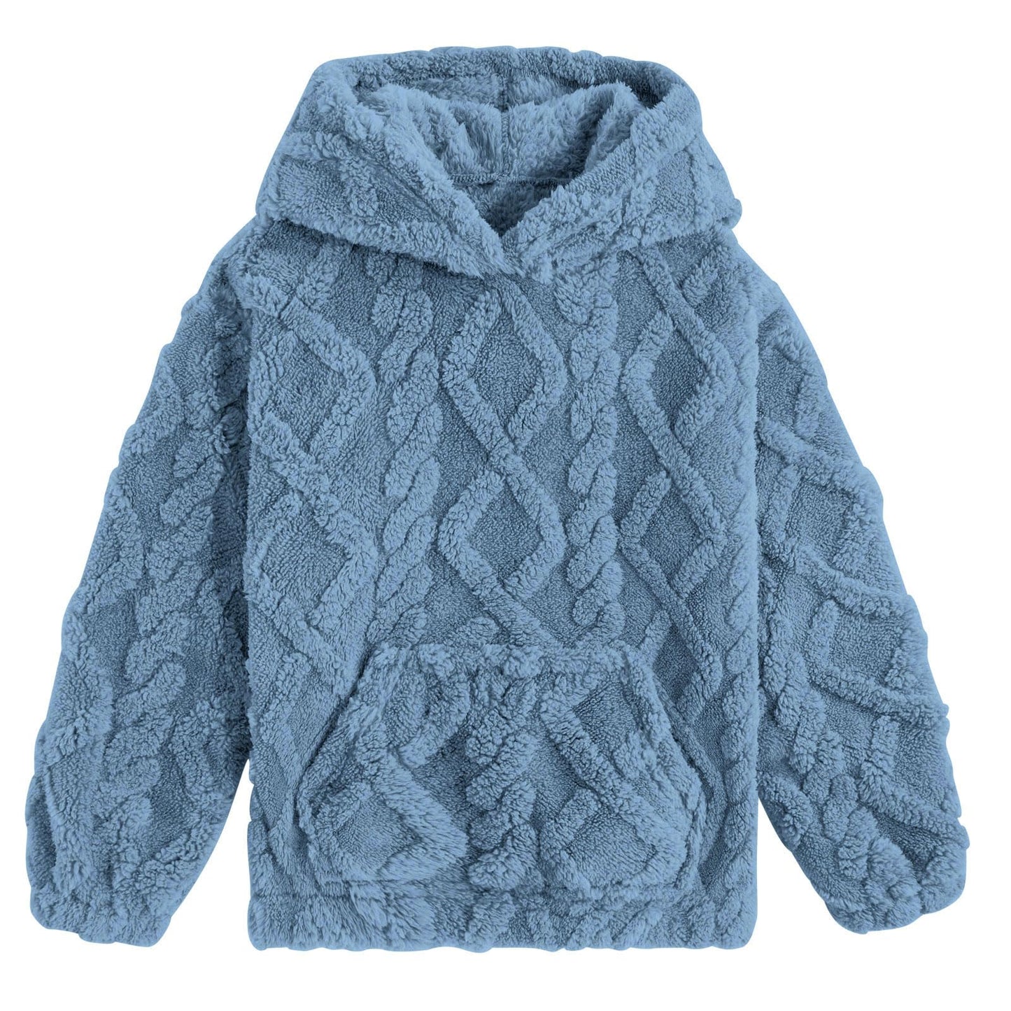 TUONROAD Girls Fuzzy Fleece Hoodies Warm Sweatshirt with Pockets 6-13 Years