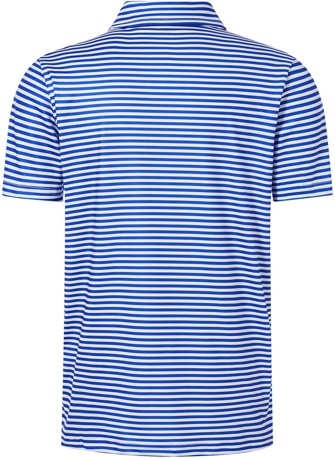 Boys Performance Polo Dry Fit Short Sleeve Golf Stripe Shirt for Active Casual Size 5-14