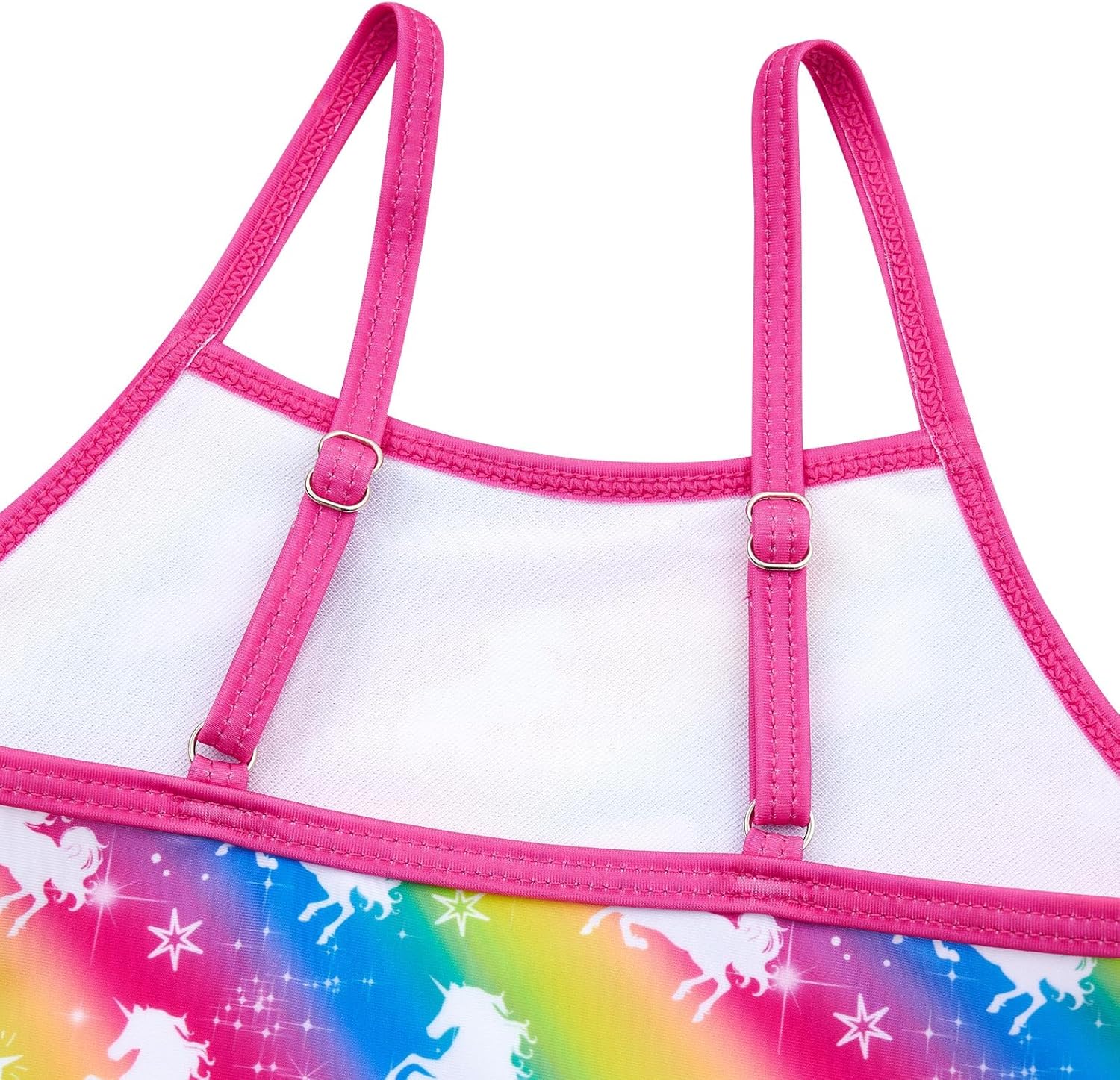 Funnycokid Girls Swimsuit Kids Bathing Suit 3-7 Years Rashguard Swimwear Long Sleeve 3 Piece Toddler