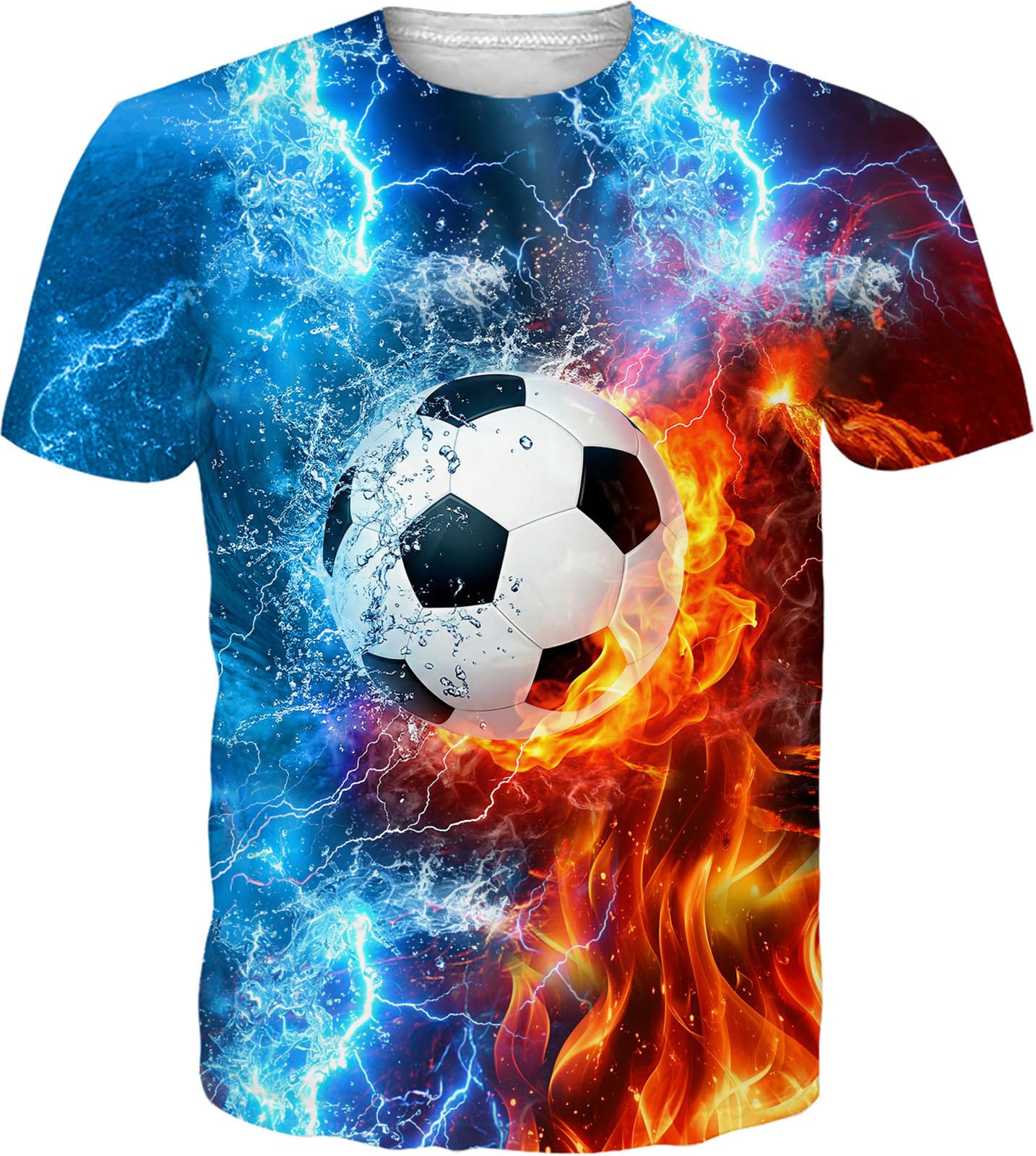 RAISEVERN Mens T-Shirts Cool Novelty Crewneck Short Sleeve Funny Graphic Top Casual Tees for Women