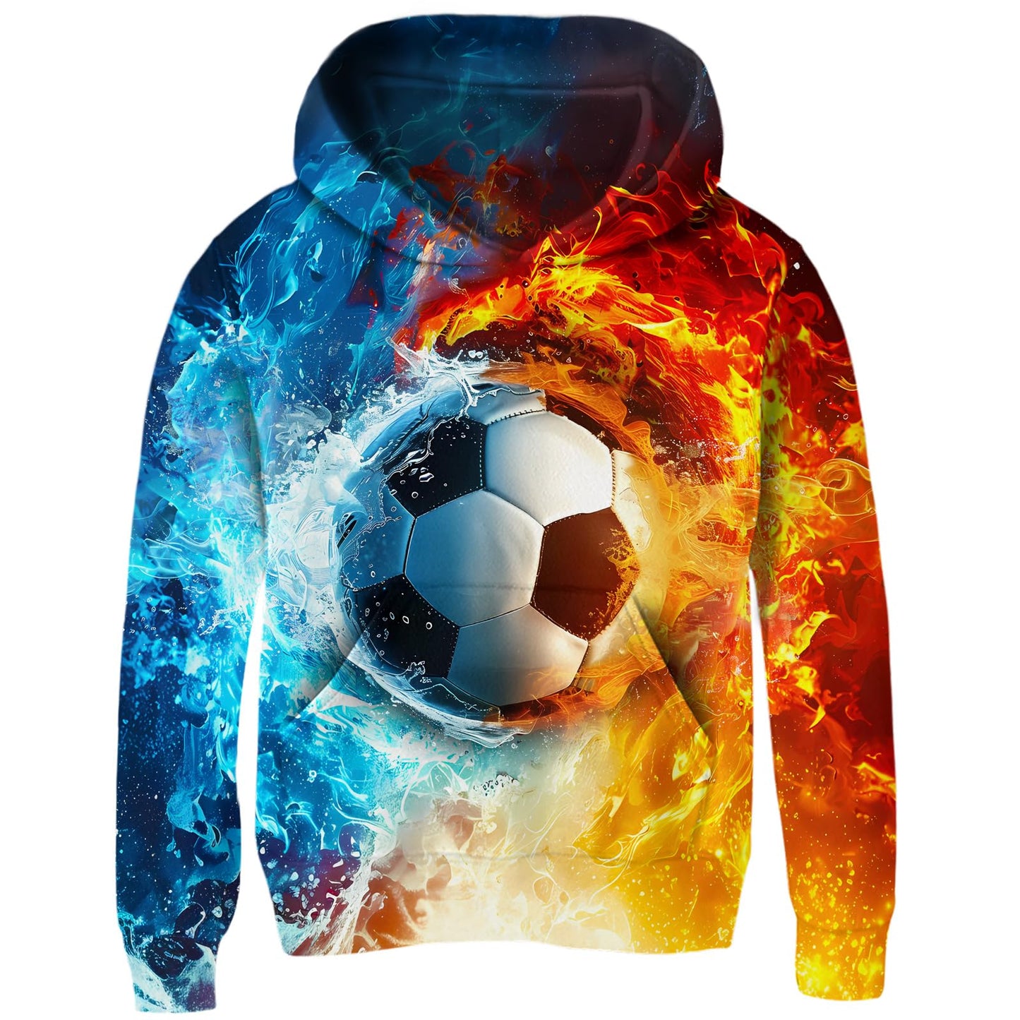 Funnycokid Boys Hoodies Kids 3D Graphic Pullover 6-16 Years | Warm fleece sweatshirt with a hood and front pocket for school and daily wear.
