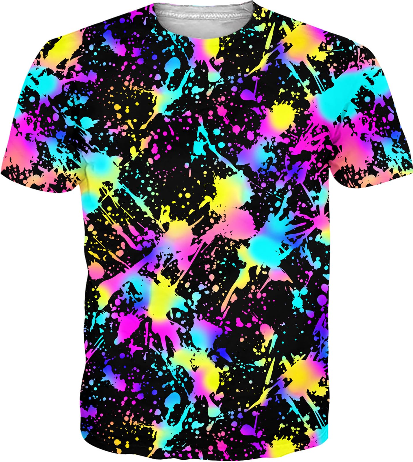 RAISEVERN Mens T-Shirts Cool Novelty Crewneck Short Sleeve Funny Graphic Top Casual Tees for Women