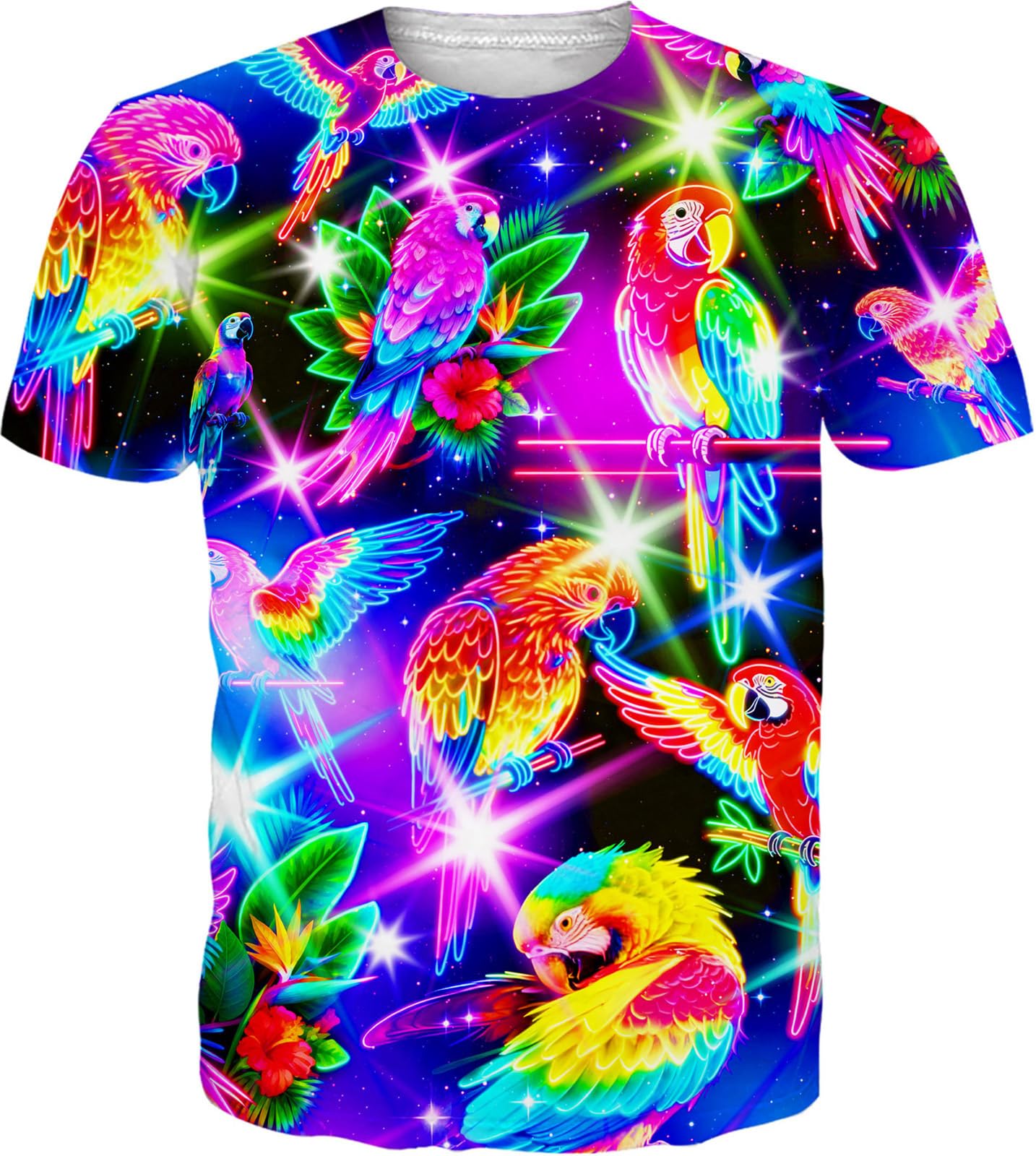 RAISEVERN Mens T-Shirts Cool Novelty Crewneck Short Sleeve Funny Graphic Top Casual Tees for Women