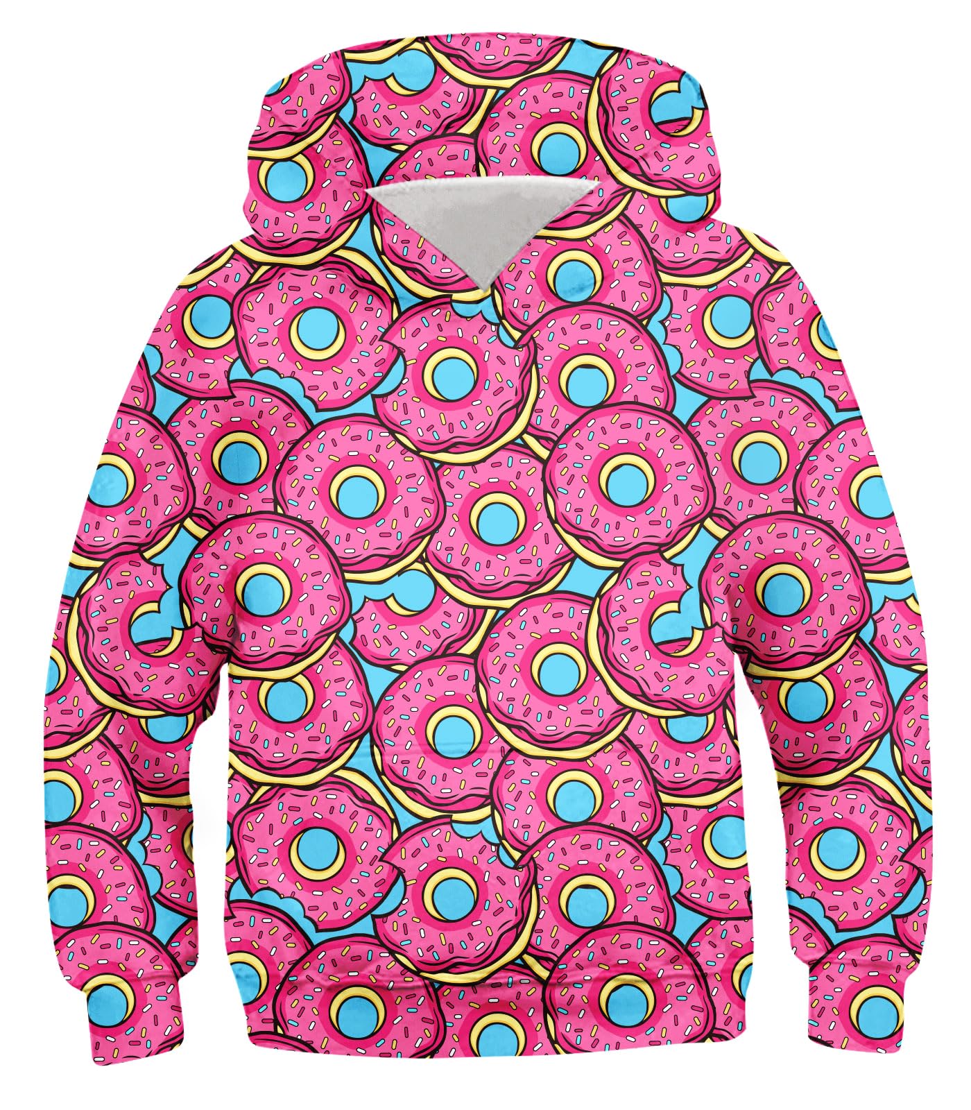 Move Dance Boys Hoodies Ice Cream Baseball Pullover Sweatshirts Size 7-16