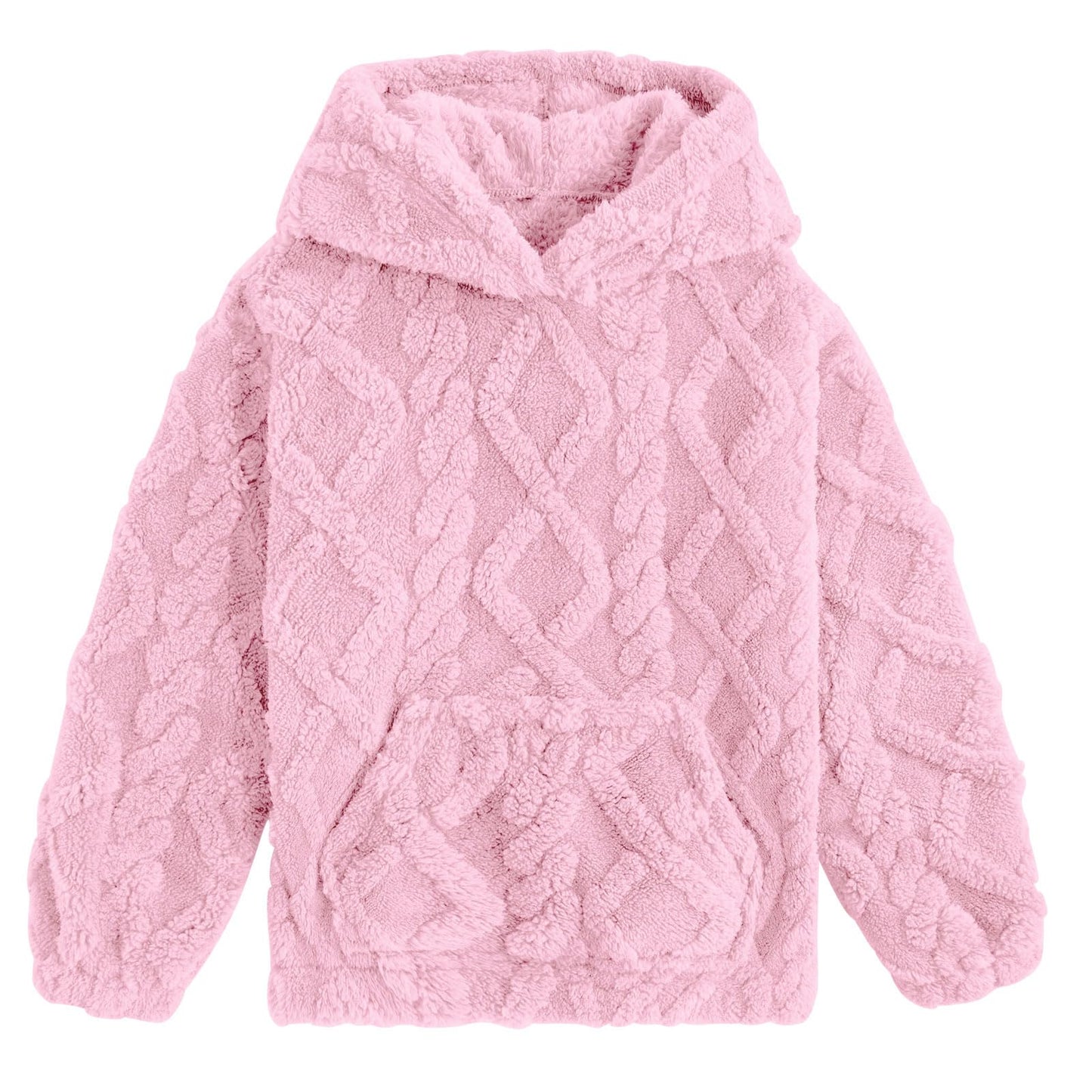 TUONROAD Girls Fuzzy Fleece Hoodies Warm Sweatshirt with Pockets 6-13 Years