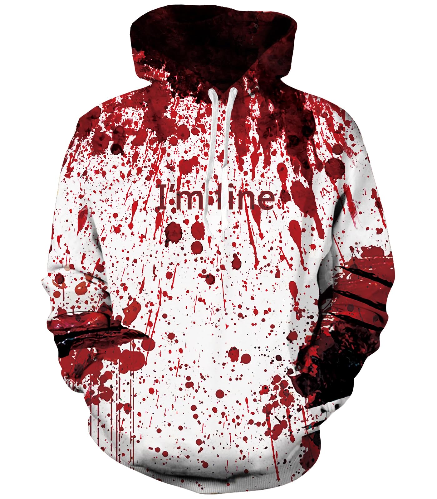 RAISEVERN Hoodies for Men Fleece Unisex Pullover Sweatshirt