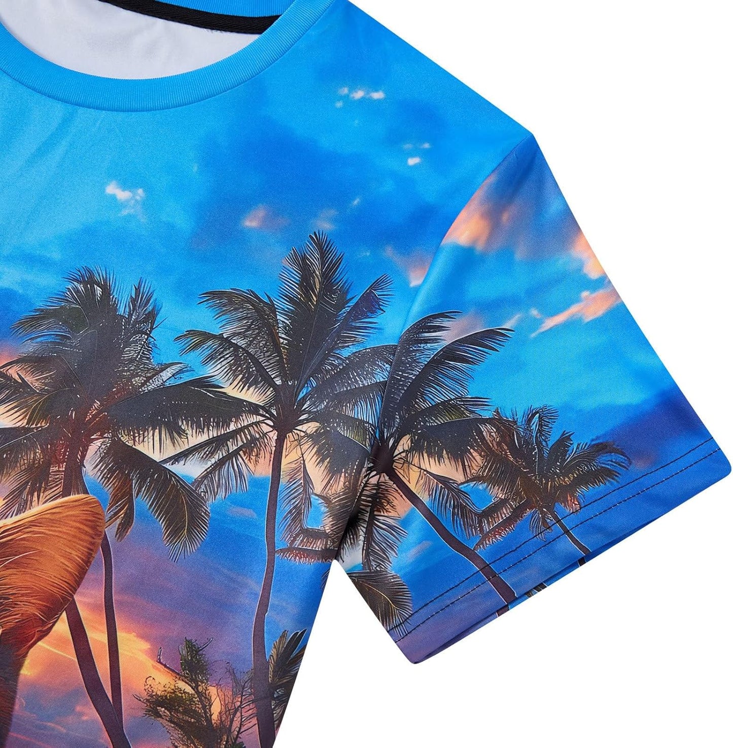 RAISEVERN Mens T-Shirts Cool Novelty Crewneck Short Sleeve Funny Graphic Top Casual Tees for Women