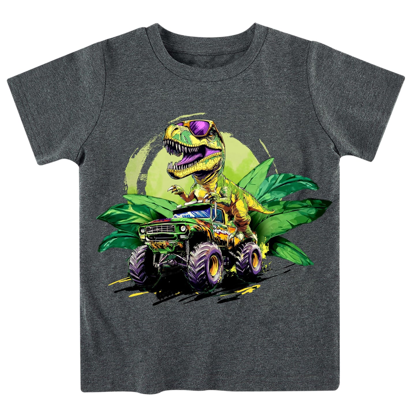 Funnycokid Toddler Boys Shirts Graphic T-Shirt Kids Short Sleeve Tees 2-7 Years