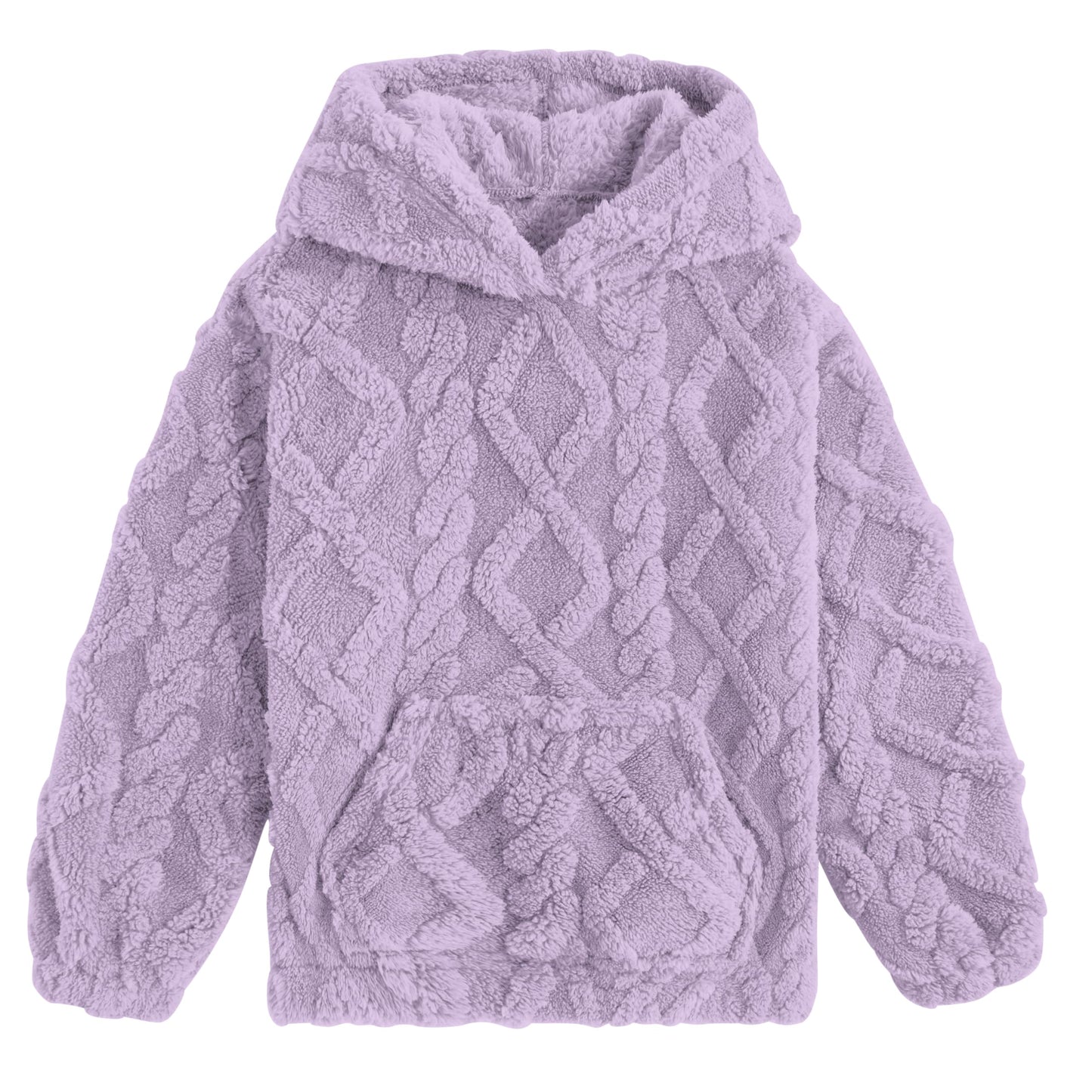 TUONROAD Girls Fuzzy Fleece Hoodies Warm Sweatshirt with Pockets 6-13 Years